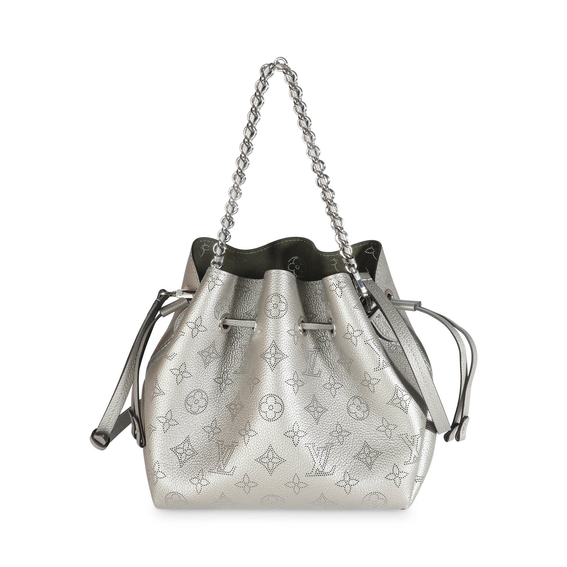 Louis Vuitton Sier Mahina Bella Monogram Silver Handbag