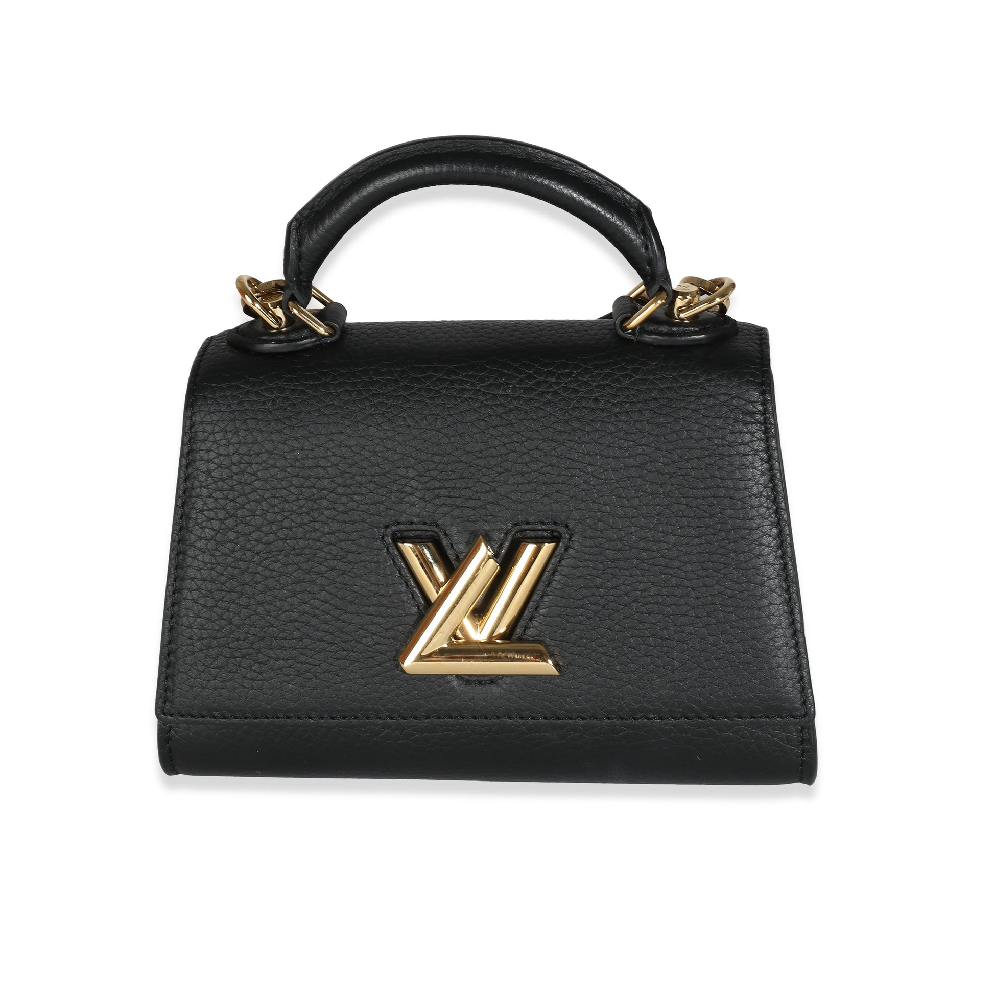 Louis Vuitton Taurillon Twist One Handle BB Black Handbag