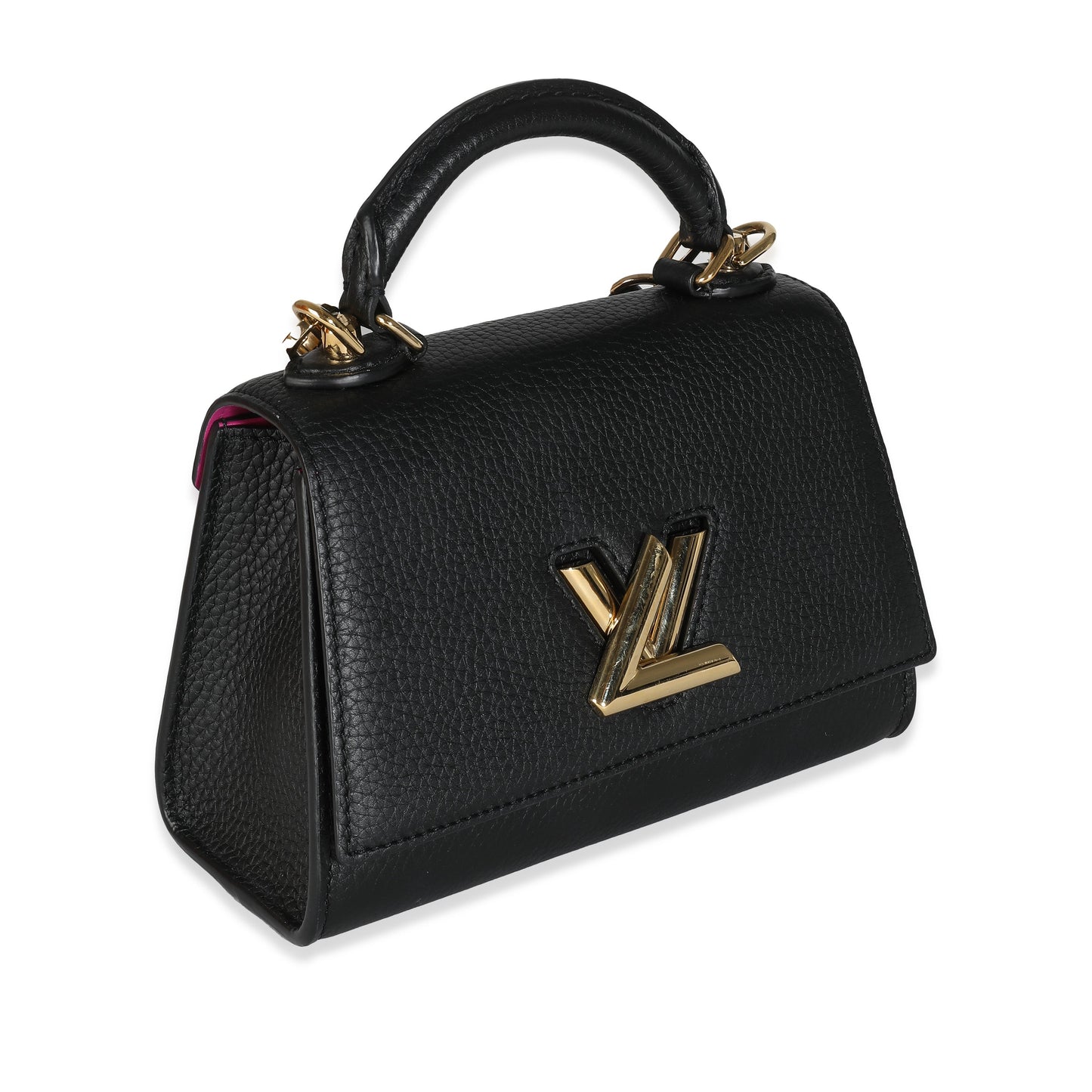 Louis Vuitton Taurillon Twist One Handle BB Black Handbag