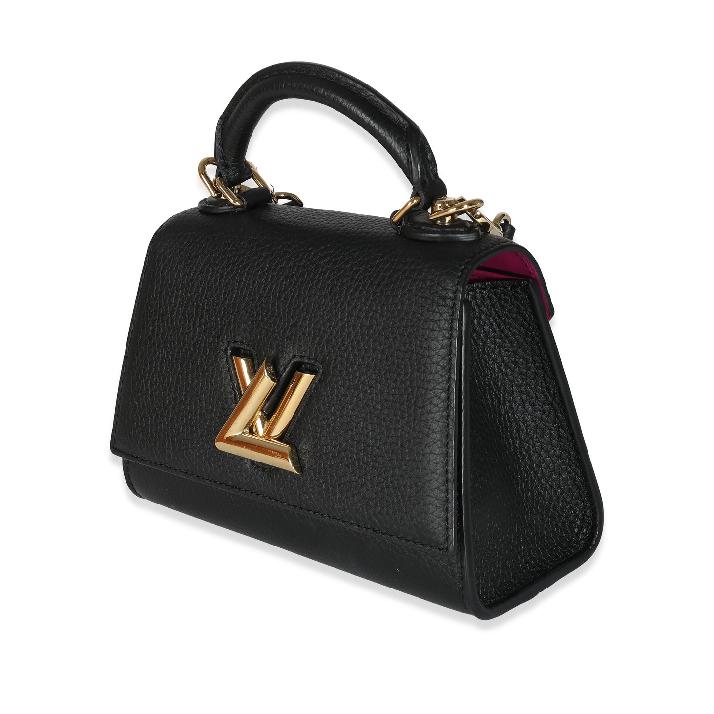 Louis Vuitton Taurillon Twist One Handle BB Black Handbag
