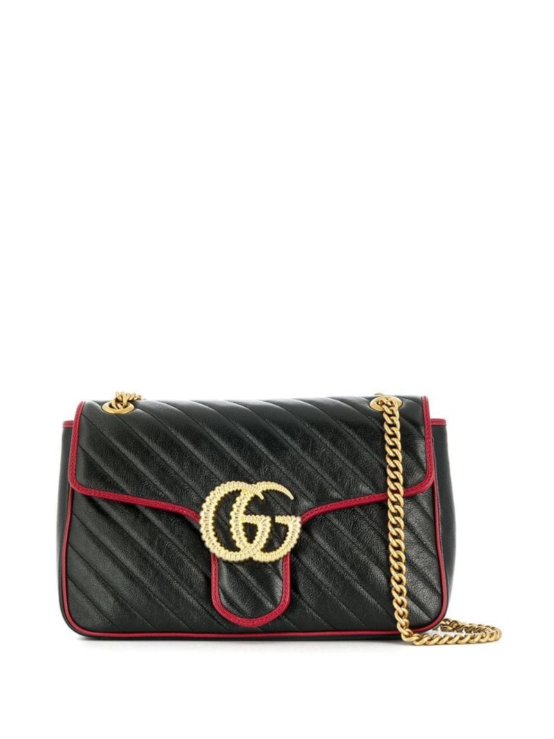 Gucci - GG Marmont shoulder bag - women - Leather - One Size - Black