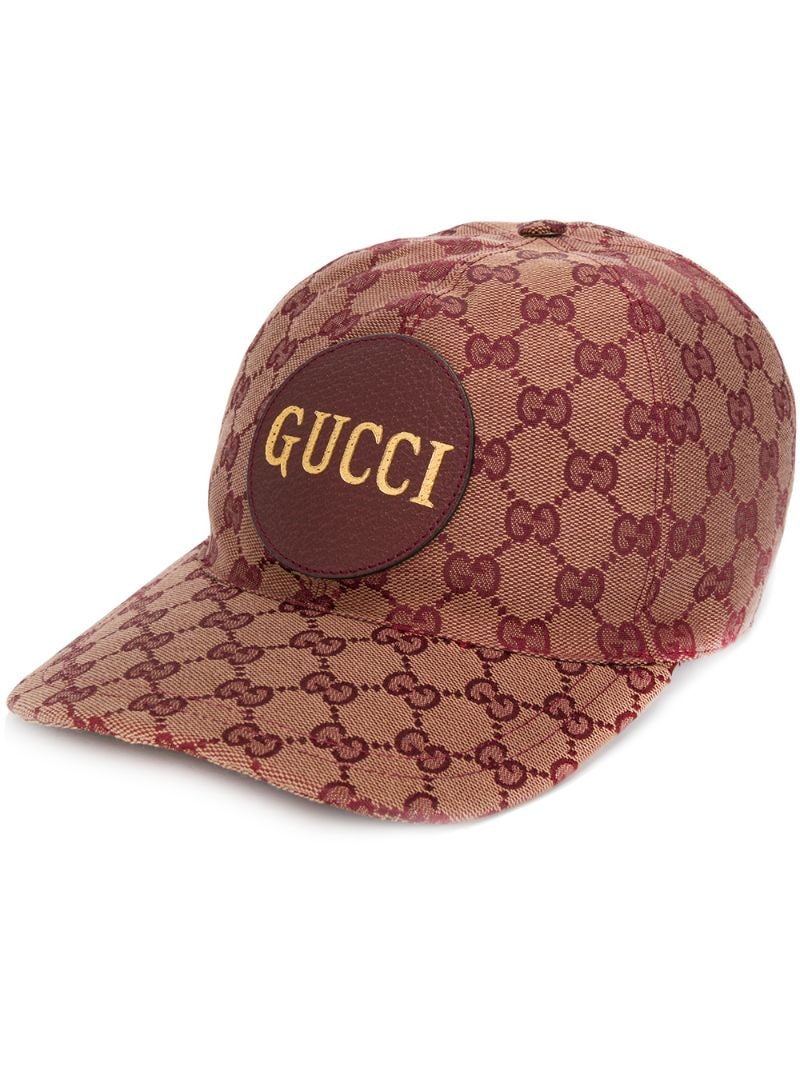 Gucci - GG logo baseball cap - women - Polyamide/Cotton/Polyester/Cotton - L, S, XL - Red