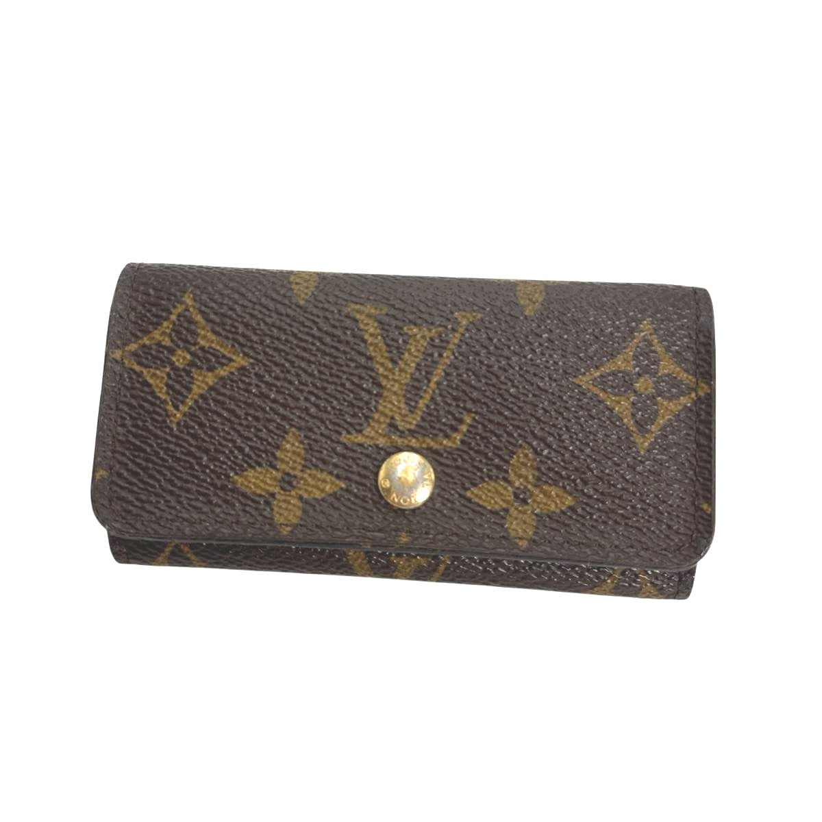 Louis Vuitton Key holder M62631 Multicles4 Monogram Canvas Brown Key Chain 3