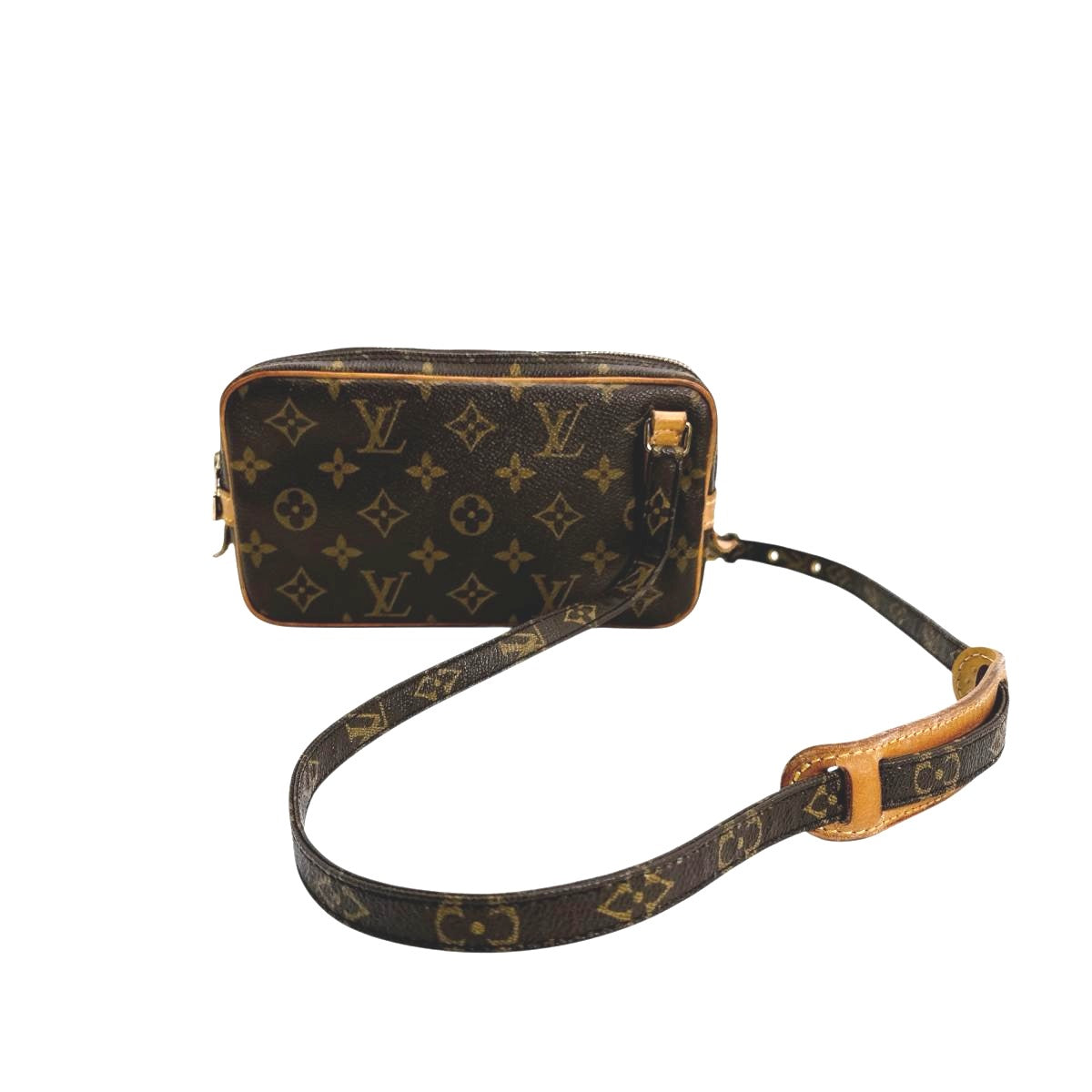 Louis Vuitton M51828 Marley Bandouliere Monogram Canvas Brown Shoulder Bag 0