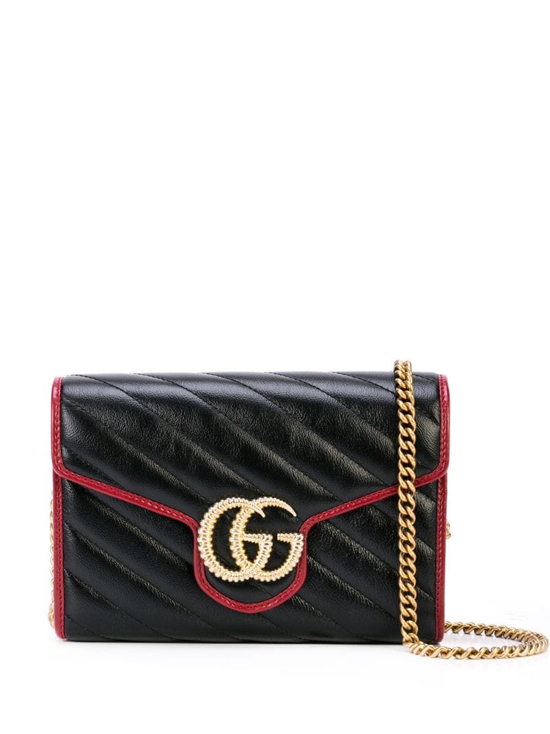 Gucci - GG Marmont shoulder bag - women - Leather - One Size - Black