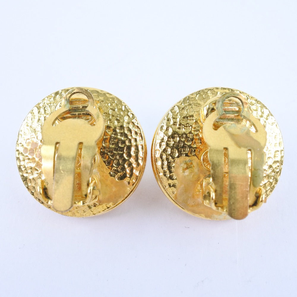 CHANEL Earring Plated Gold, Faux Pearl gold Women  