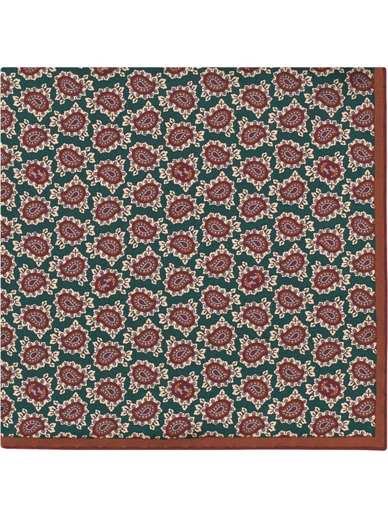 Gucci - GG paisley pattern scarf - men - Silk - One Size - Green