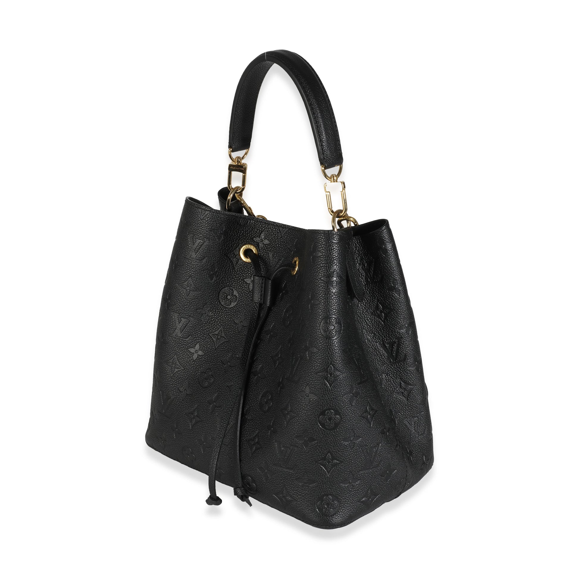 Louis Vuitton Empreinte Neonoe MM Monogram Black Handbag