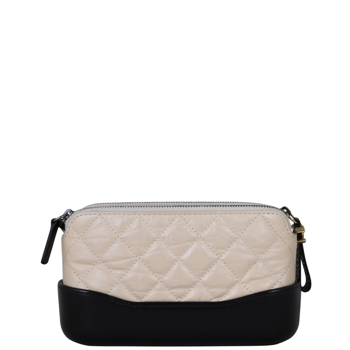 Chanel Gabrielle Clutch with White Beige Clutch Bag
