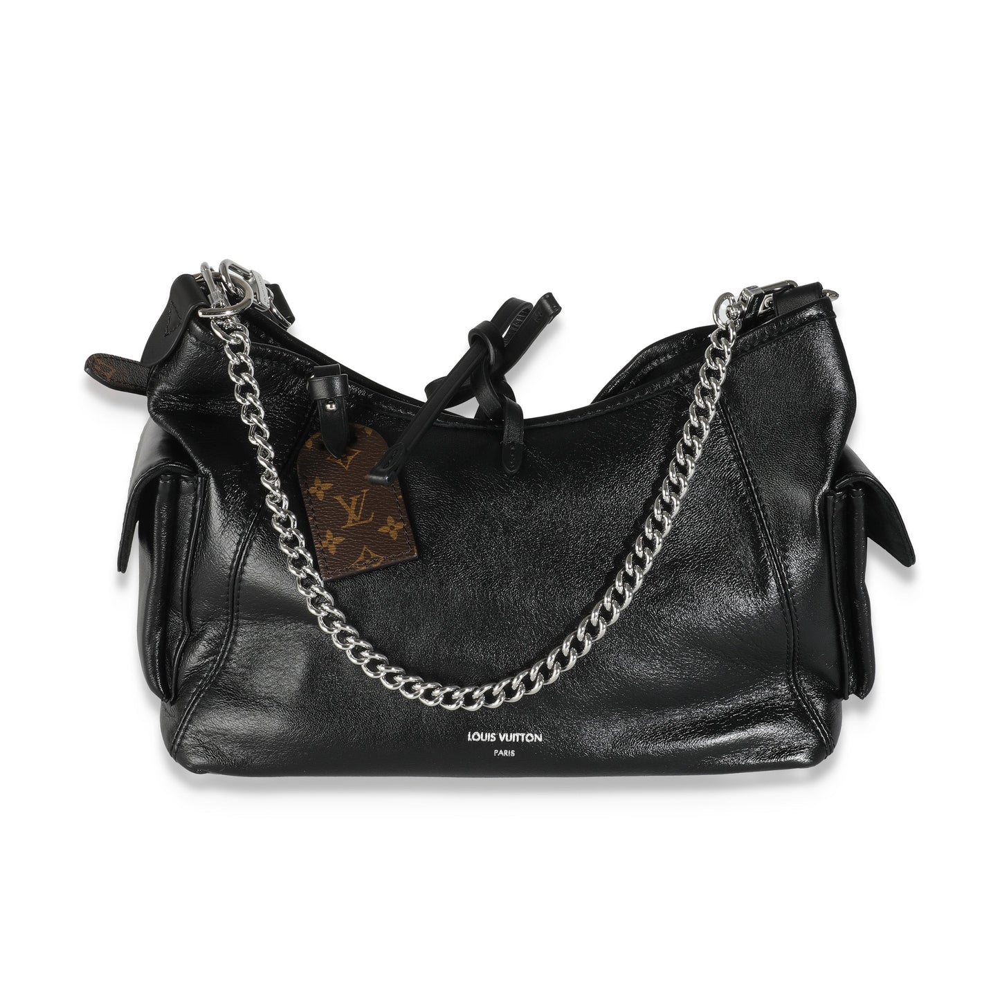 Louis Vuitton CarryAll Cargo Vibe PM Lambskin Black Handbag