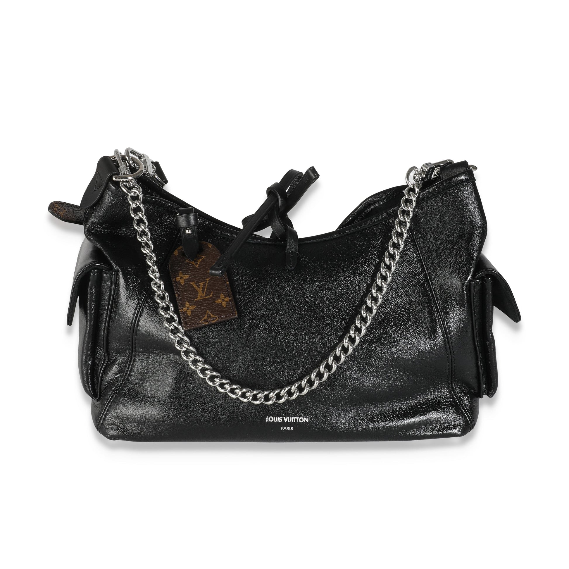 Louis Vuitton CarryAll Cargo Vibe PM Lambskin Black Handbag