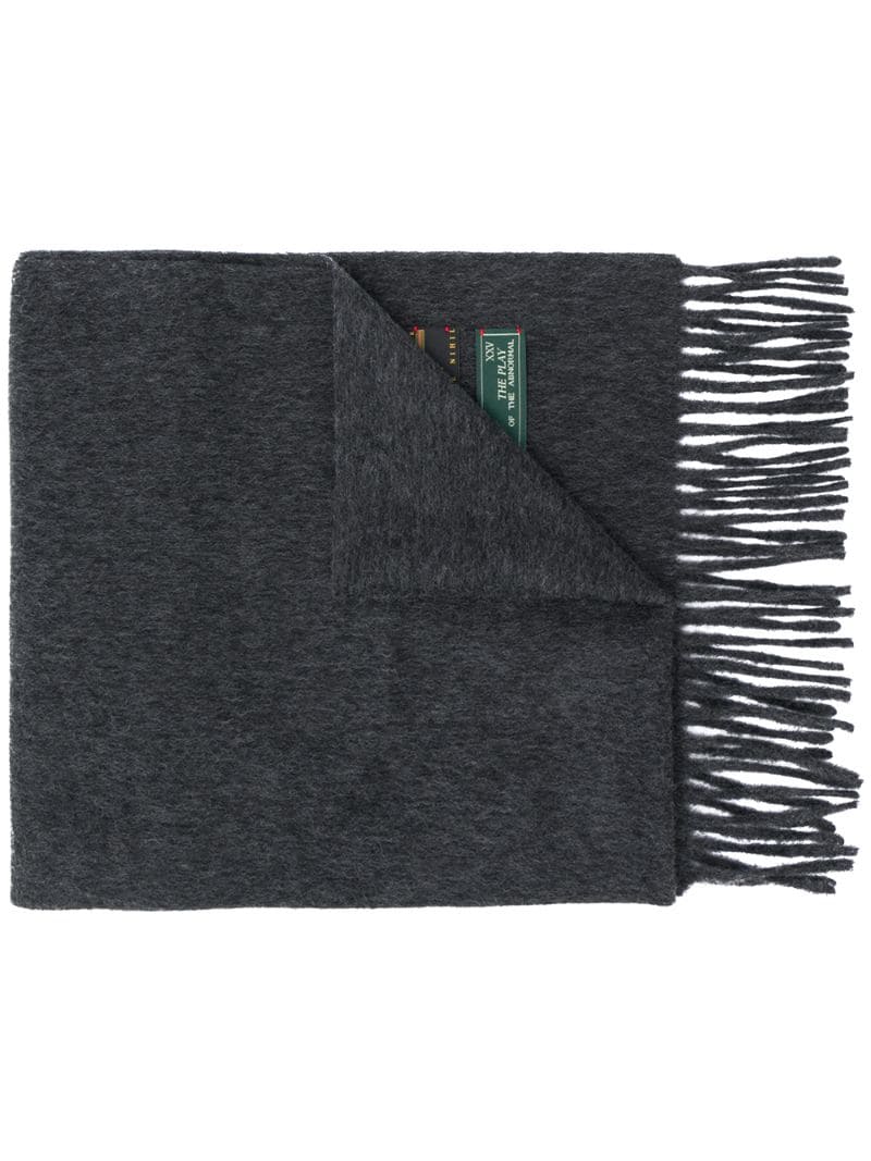 Gucci - fringed edges scarf - men - Cashmere/Wool - One Size - Grey