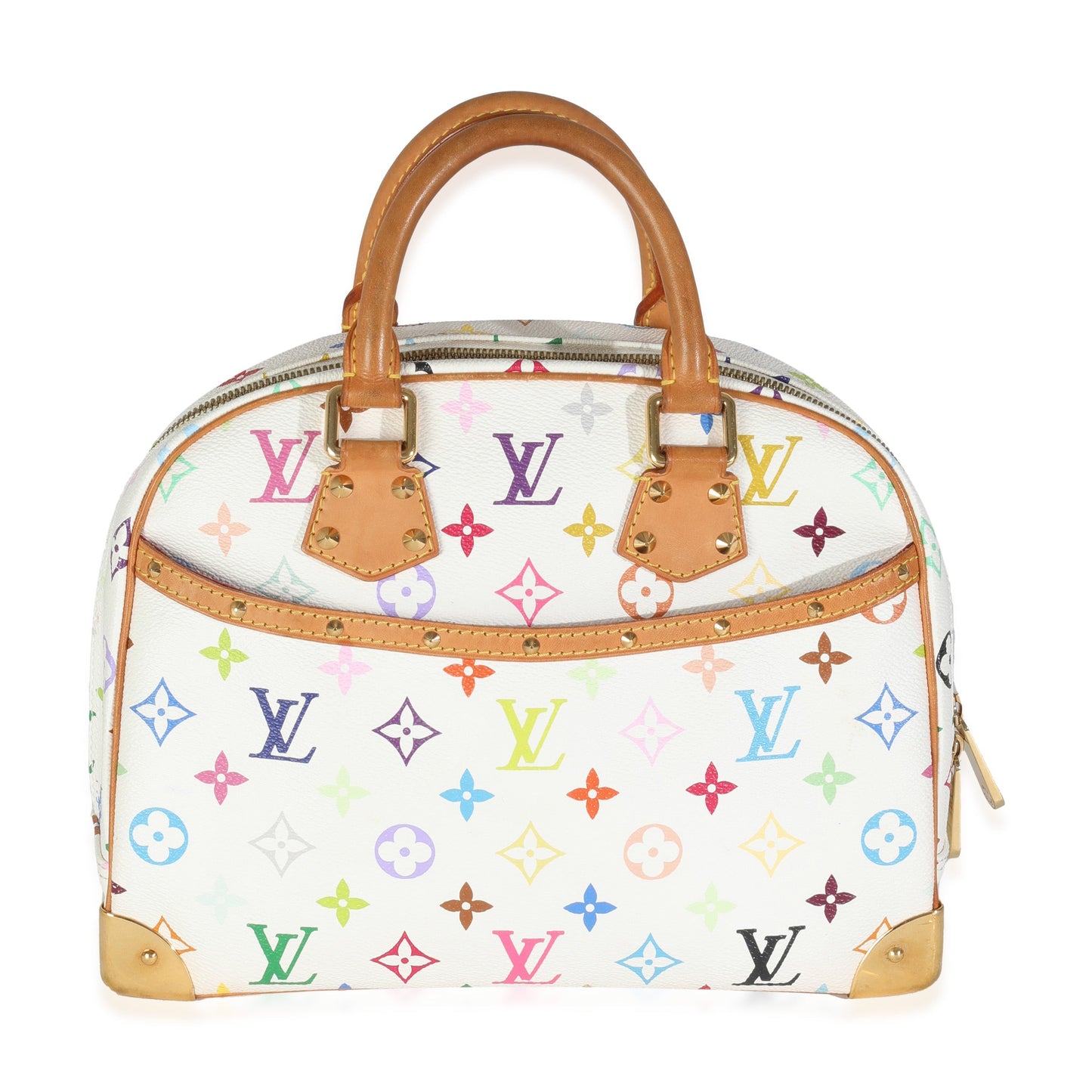 Louis Vuitton Multicolore Trouville Monogram Canvas White Handbag
