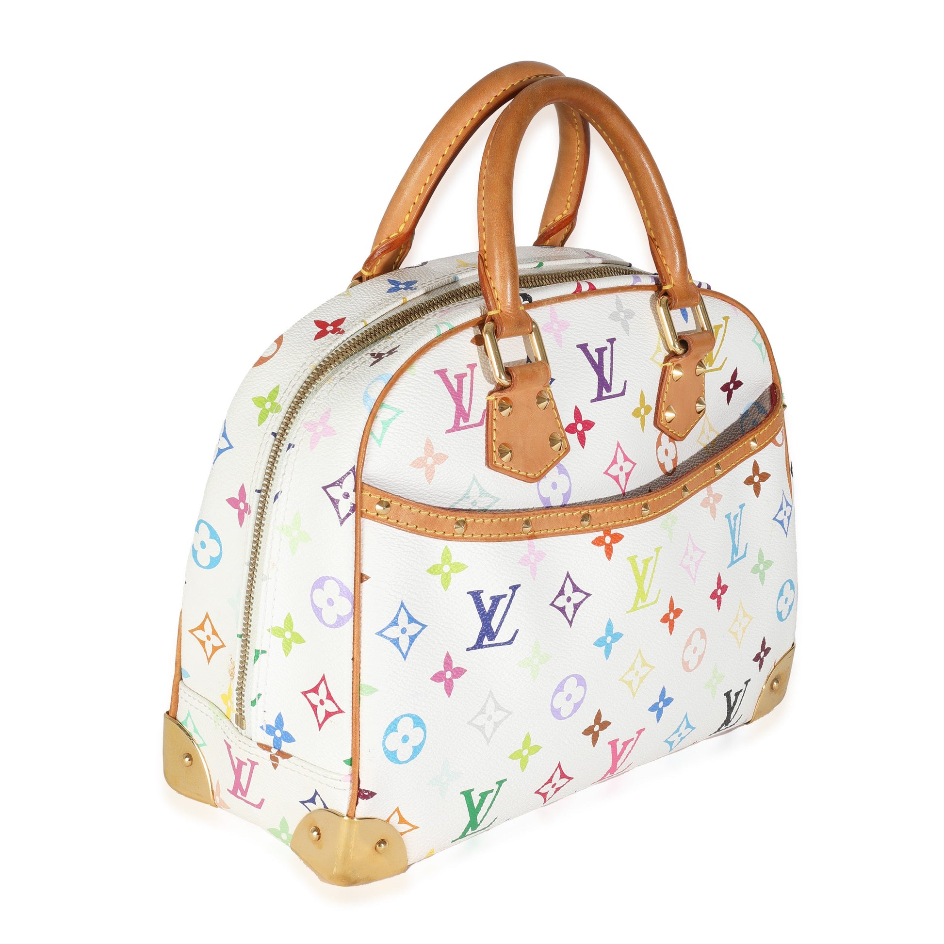 Louis Vuitton Multicolore Trouville Monogram Canvas White Handbag