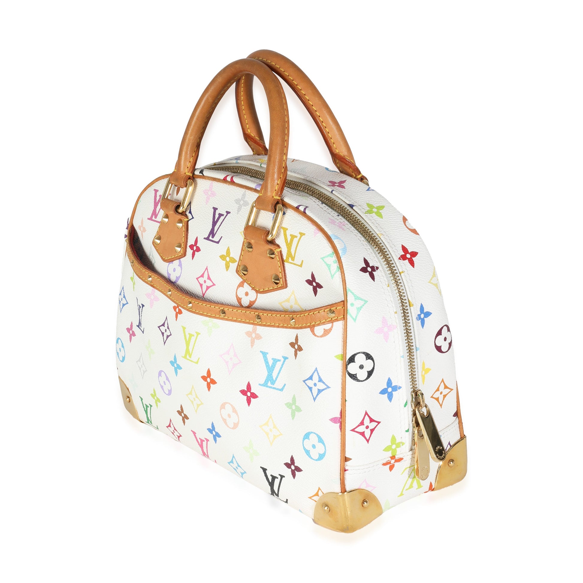 Louis Vuitton Multicolore Trouville Monogram Canvas White Handbag