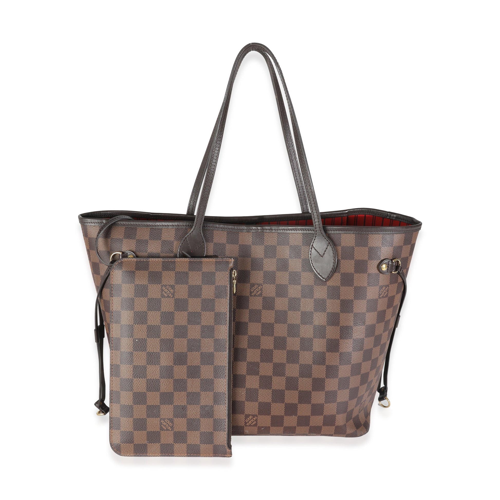 Louis Vuitton Damier Ebene Neverfull MM Canvas Tote Bag 3