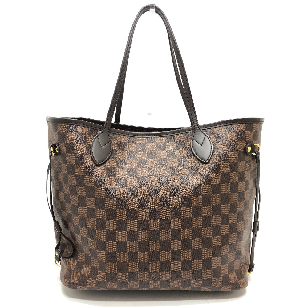 Louis Vuitton Ｎ41358 Damier Neverfull MM Canvas Brown Tote Bag
