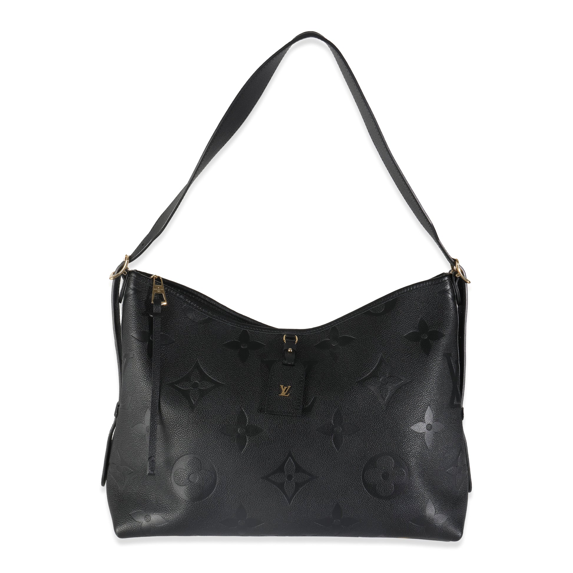 Louis Vuitton Giant Empreinte Carryall MM Monogram Black Handbag