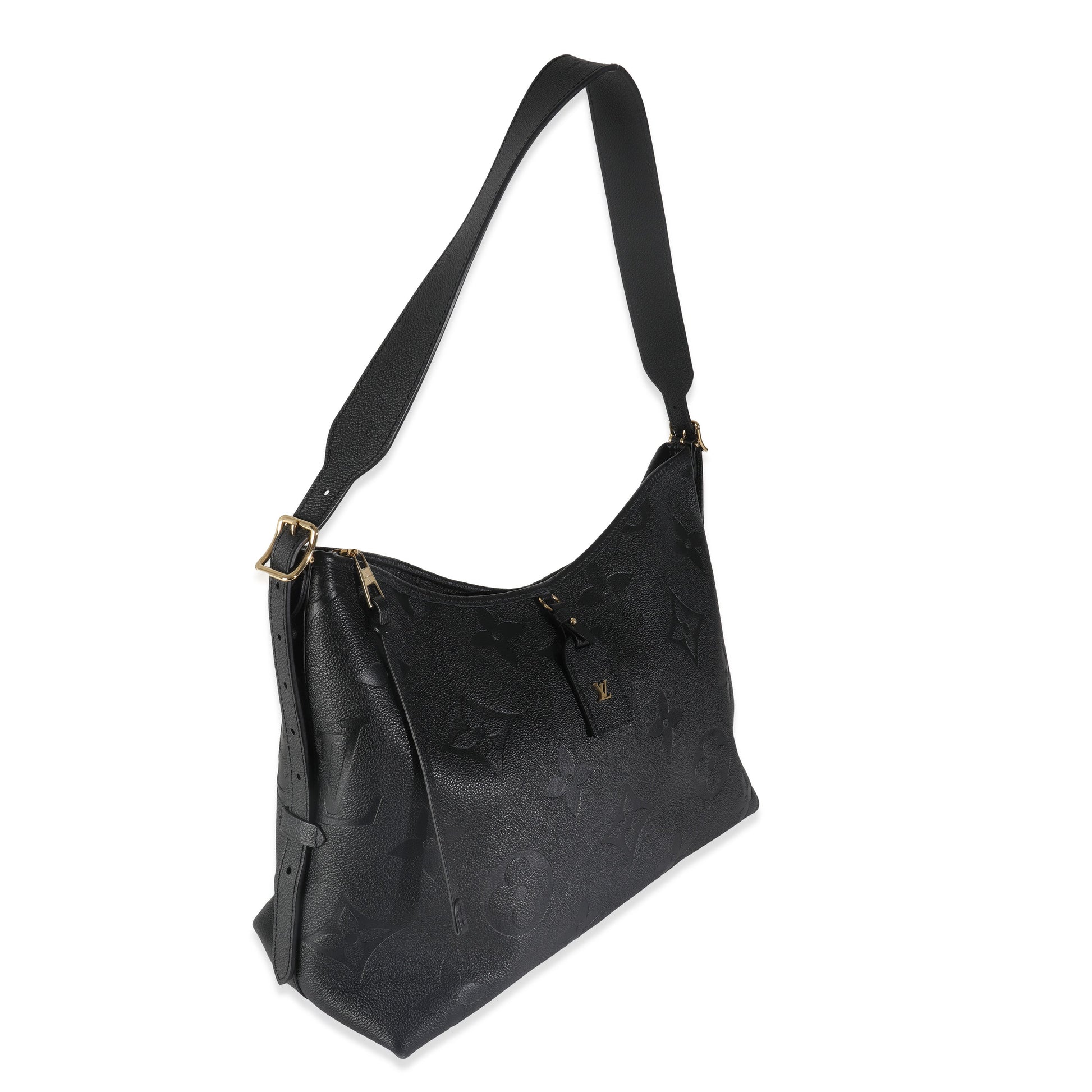 Louis Vuitton Giant Empreinte Carryall MM Monogram Black Handbag