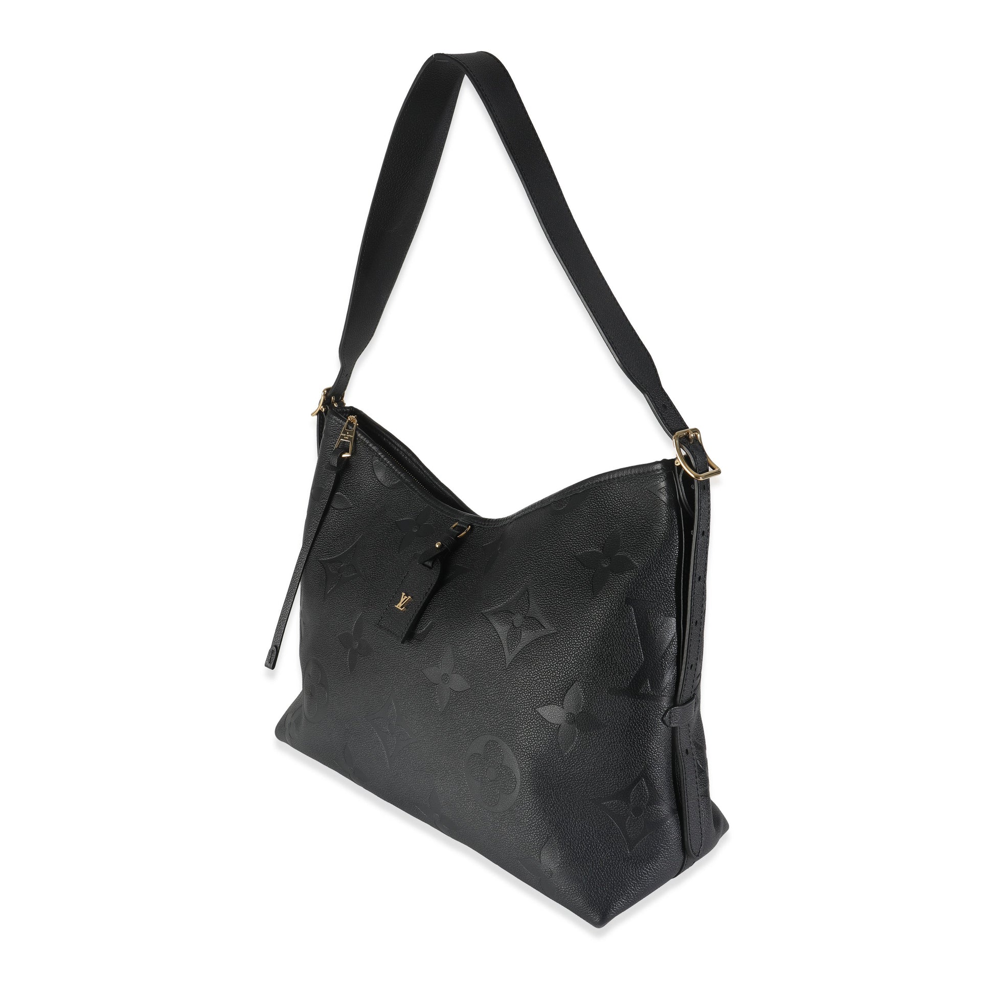 Louis Vuitton Giant Empreinte Carryall MM Monogram Black Handbag