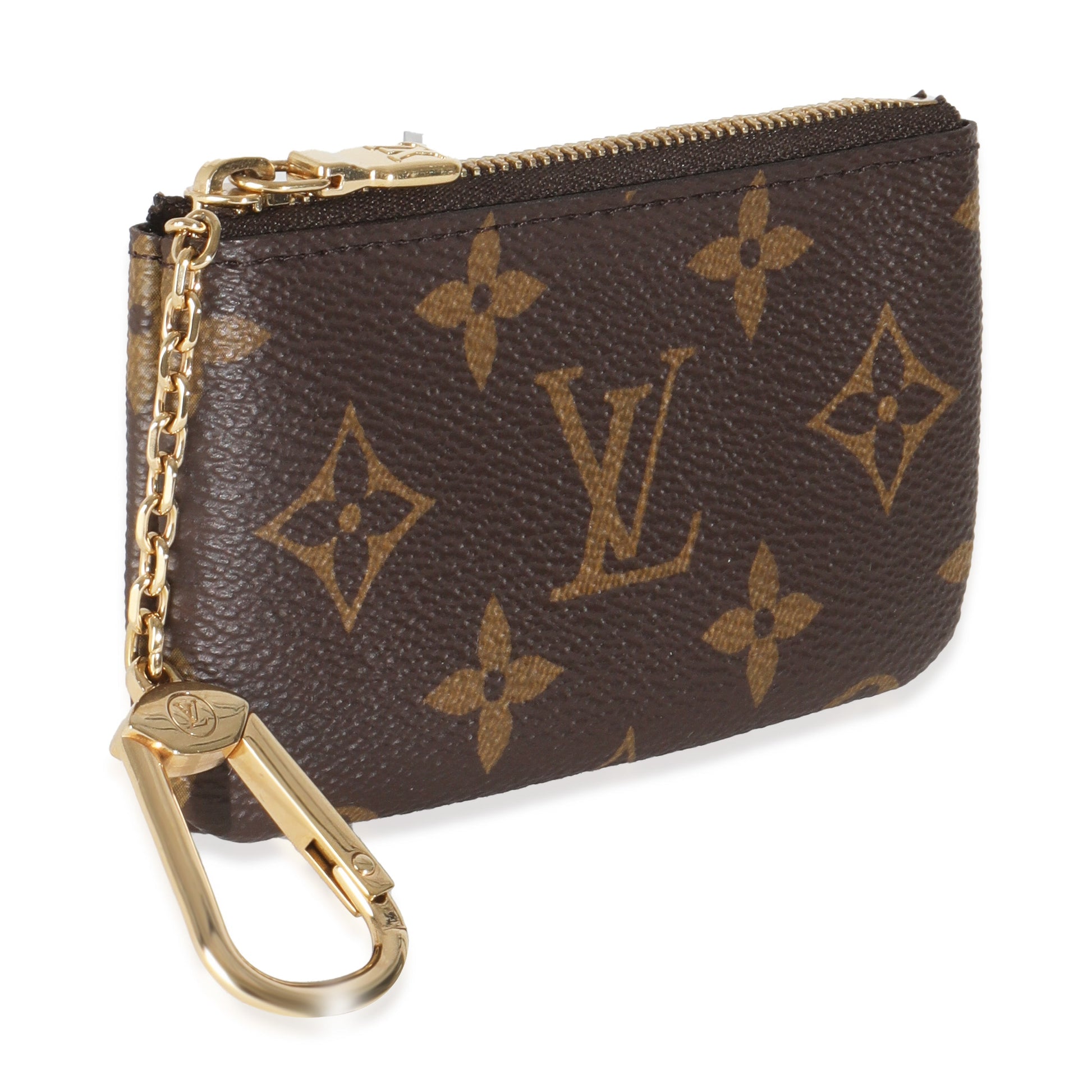 Louis Vuitton Key Pouch Monogram Canvas Handbag