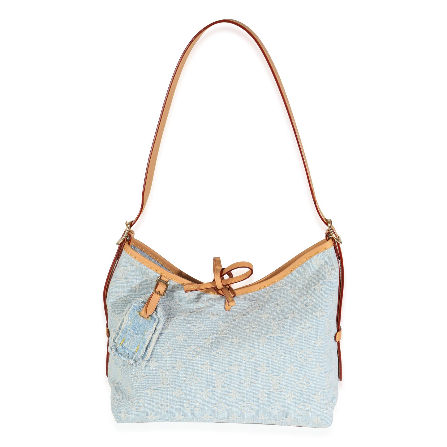 Louis Vuitton Sky Carryall PM Monogram Denim Blue Handbag