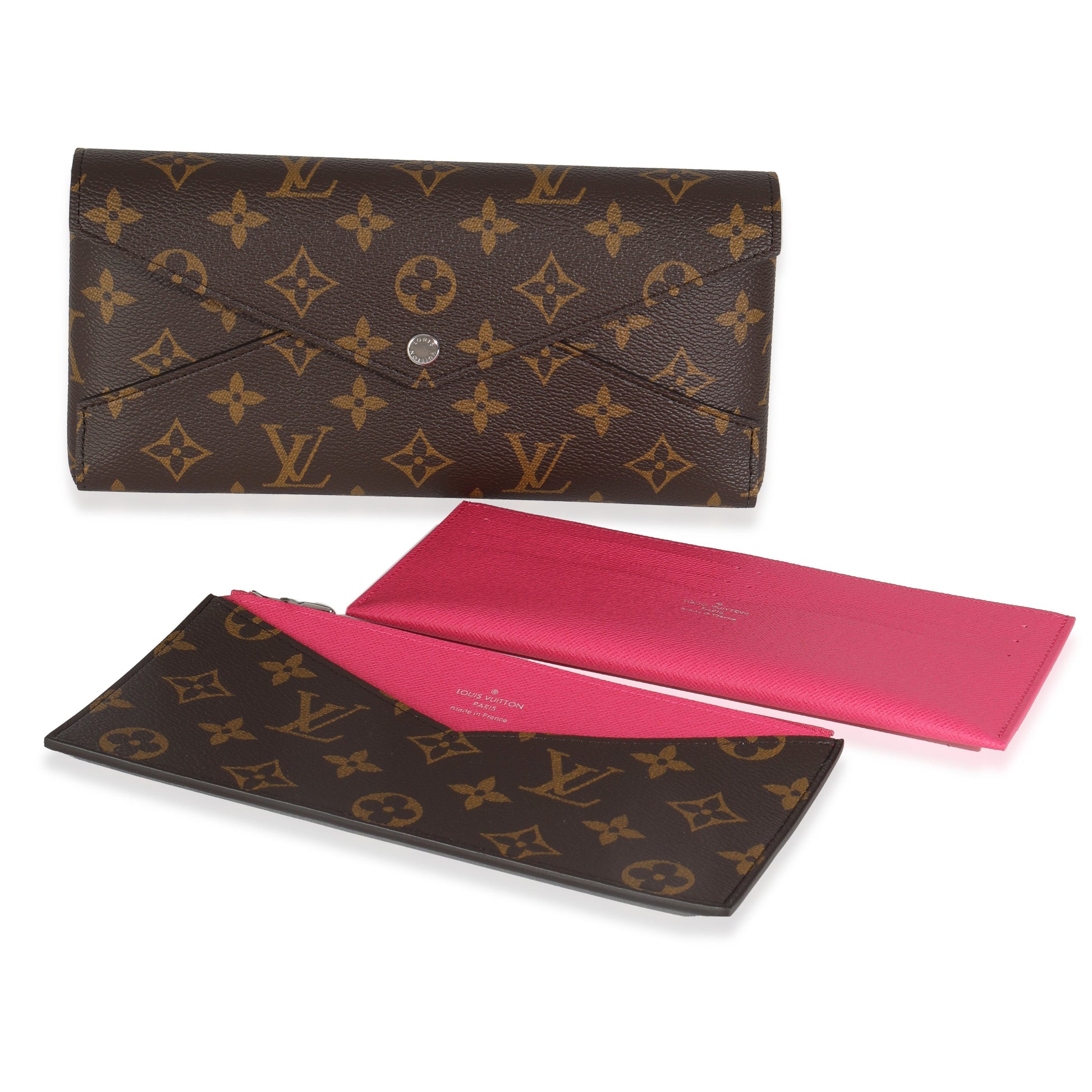 Louis Vuitton Pondichery Kirigami Organizer Monogram Canvas Pink Handbag