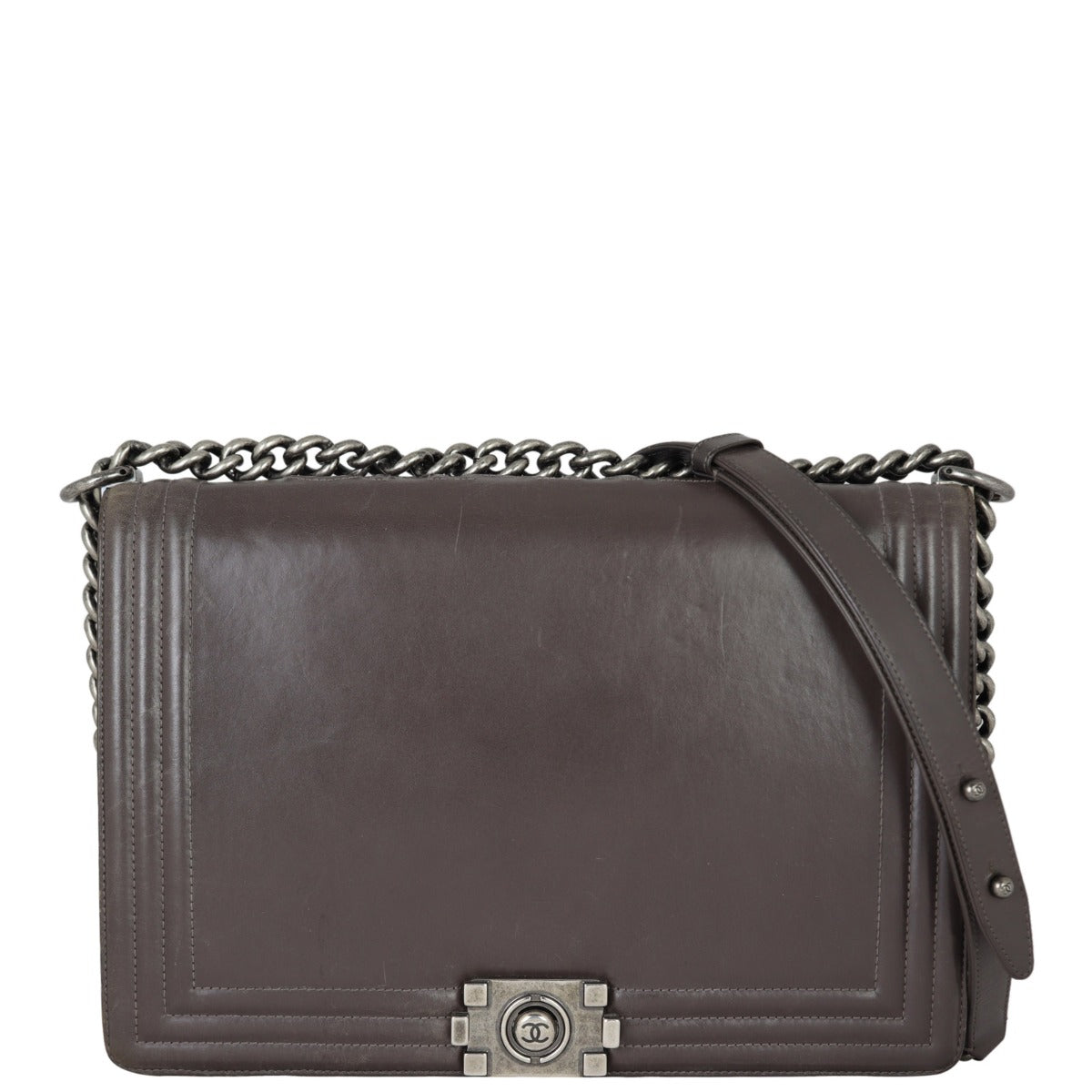 Chanel Boy 15 Series Handbag Black Brown