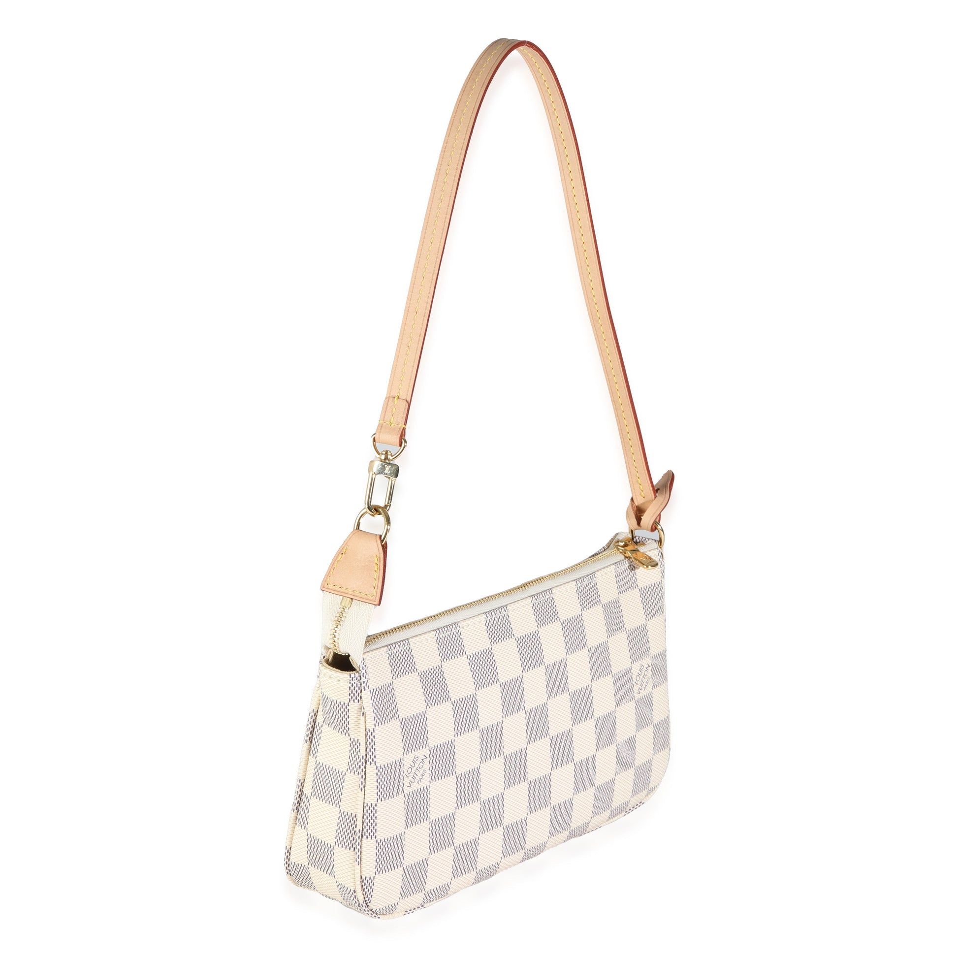 Louis Vuitton Damier Azur Pochette Accessoires NM Canvas Clutch Bag