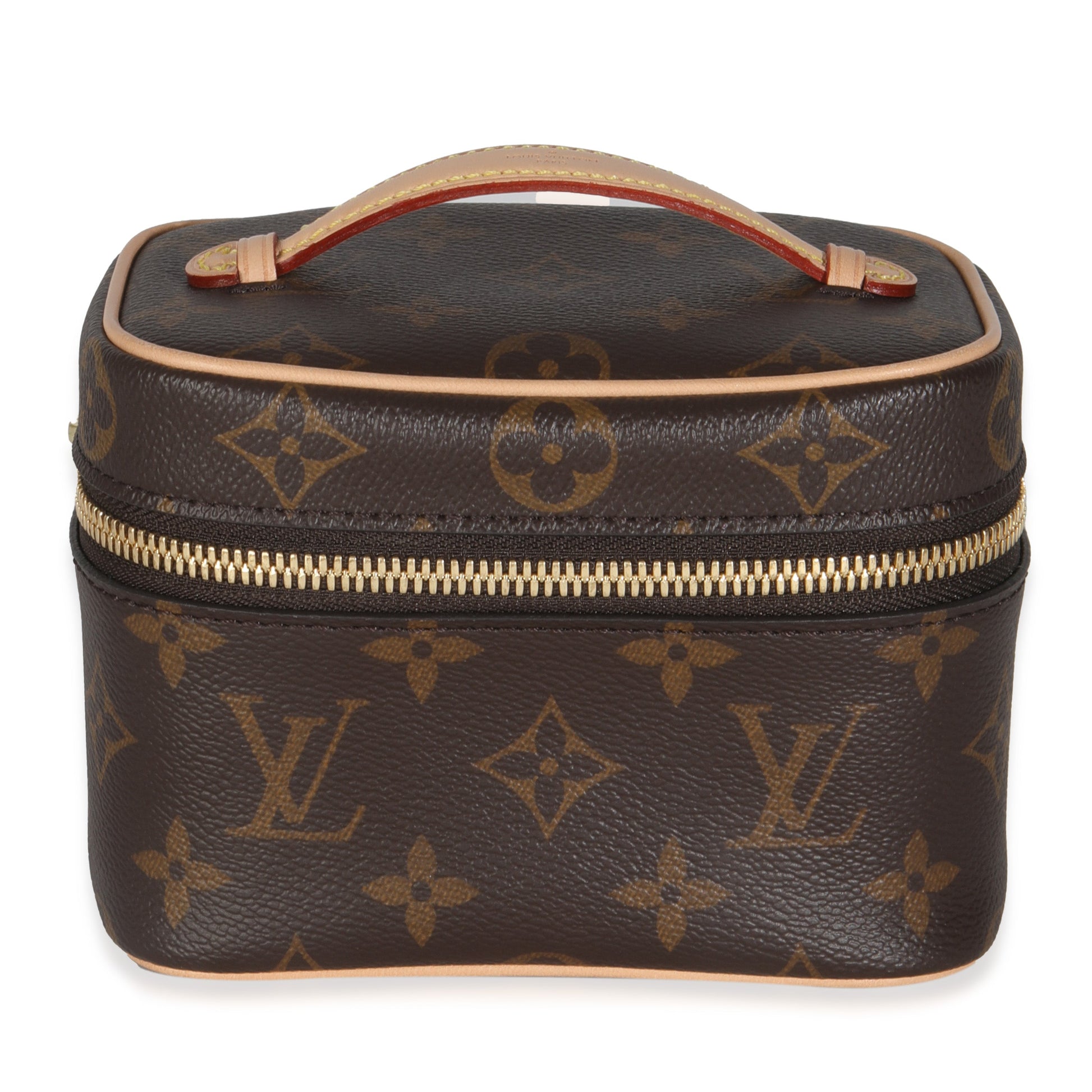 Louis Vuitton Nano Nice Monogram Canvas Handbag