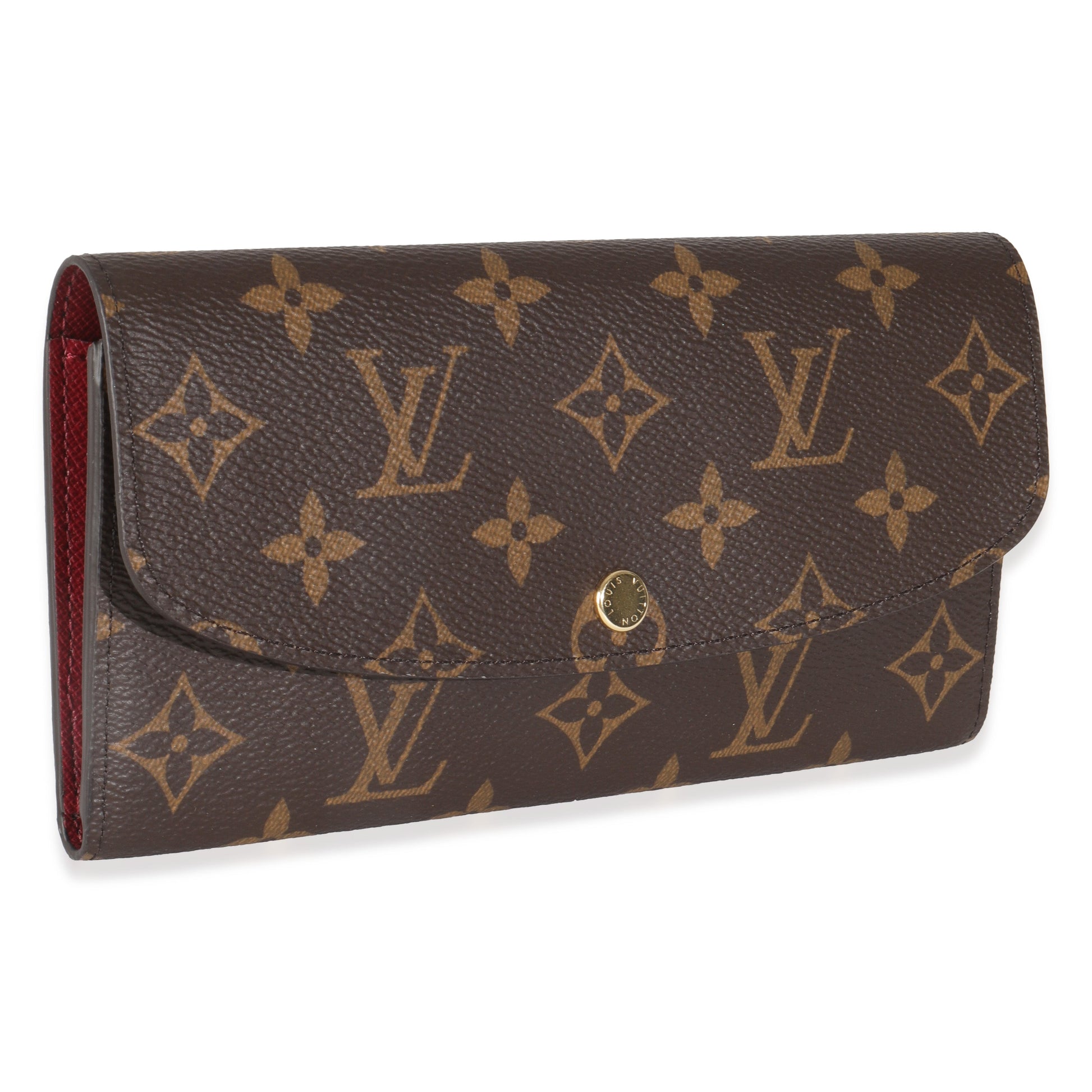 Louis Vuitton Fuchsia Emilie Monogram Canvas Wallet Case Emilie Wallet