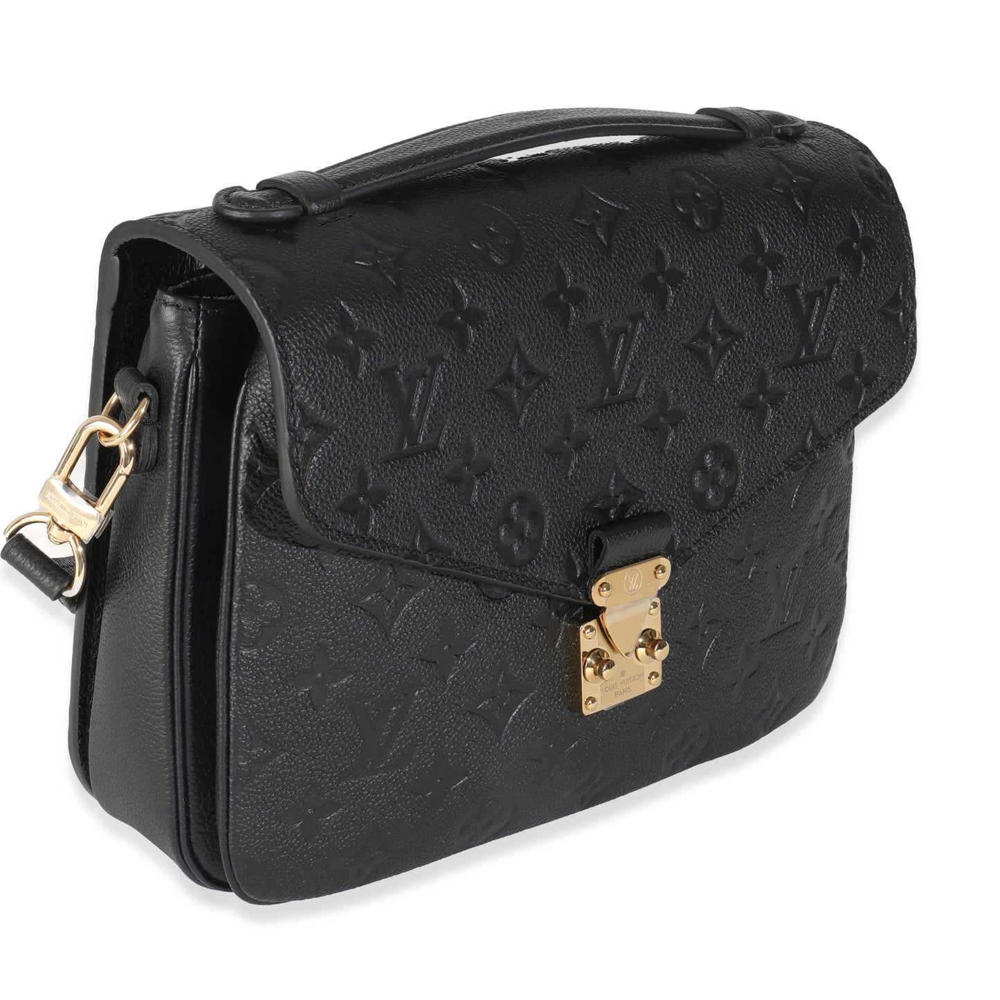 Louis Vuitton Empreinte Pochette Metis Monogram Black Clutch Bag