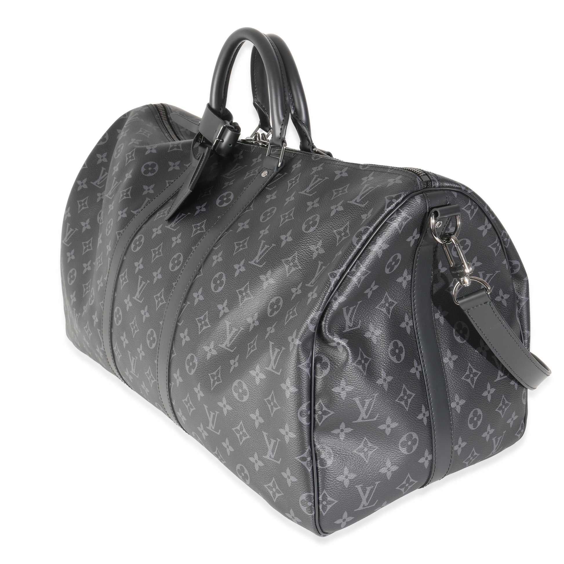Louis Vuitton Eclipse Keepall Bandouliere 55 Monogram Canvas Handbag