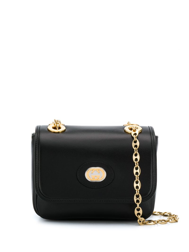 Gucci - logo mini bag - women - Leather - One Size - Black