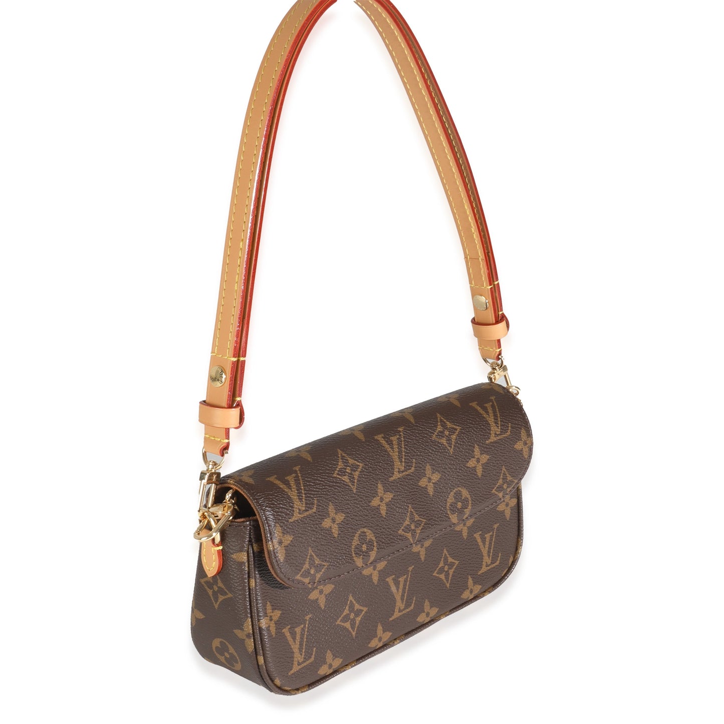 Louis Vuitton Ivy On Monogram Canvas Chain Wallet Case