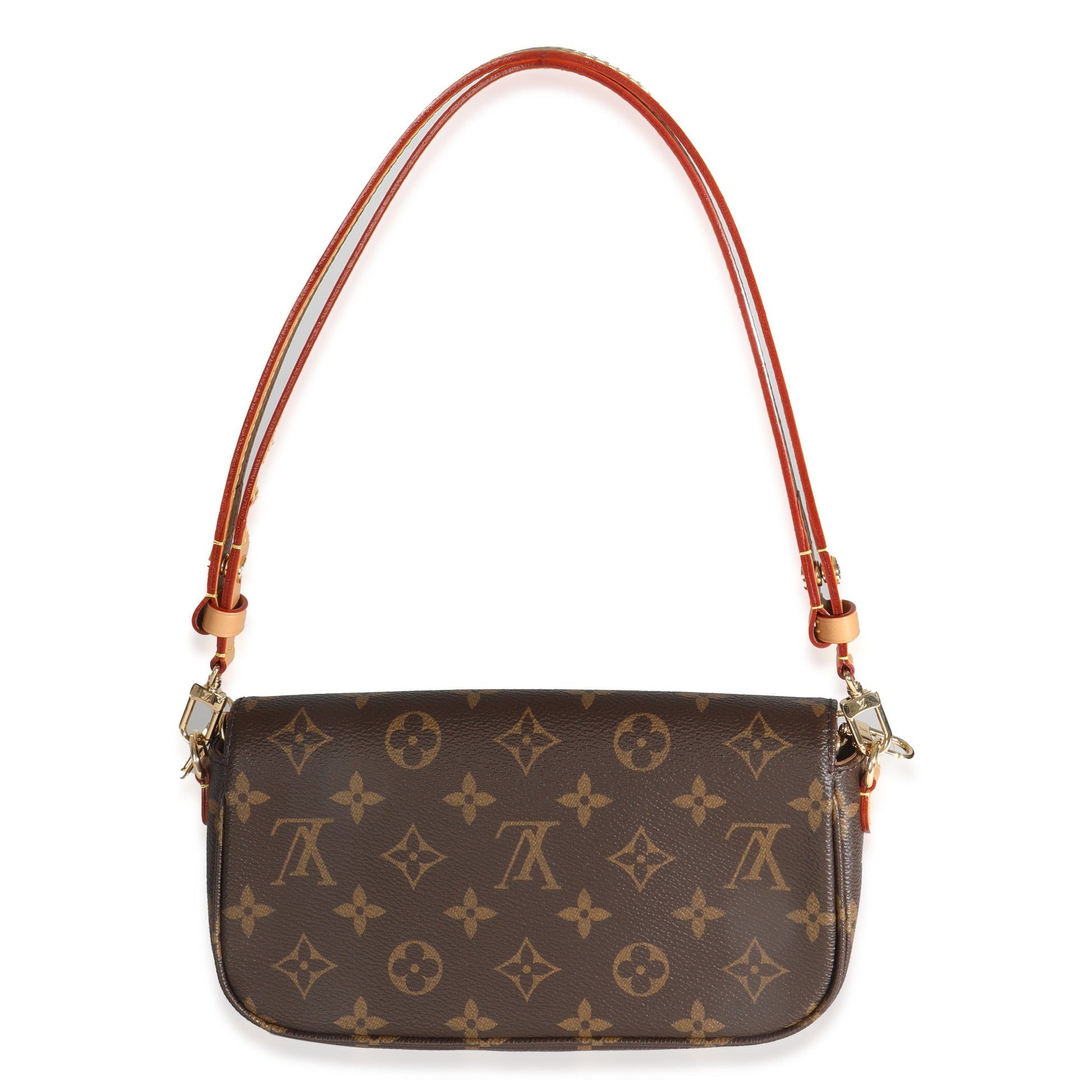 Louis Vuitton Ivy On Monogram Canvas Chain Wallet Case