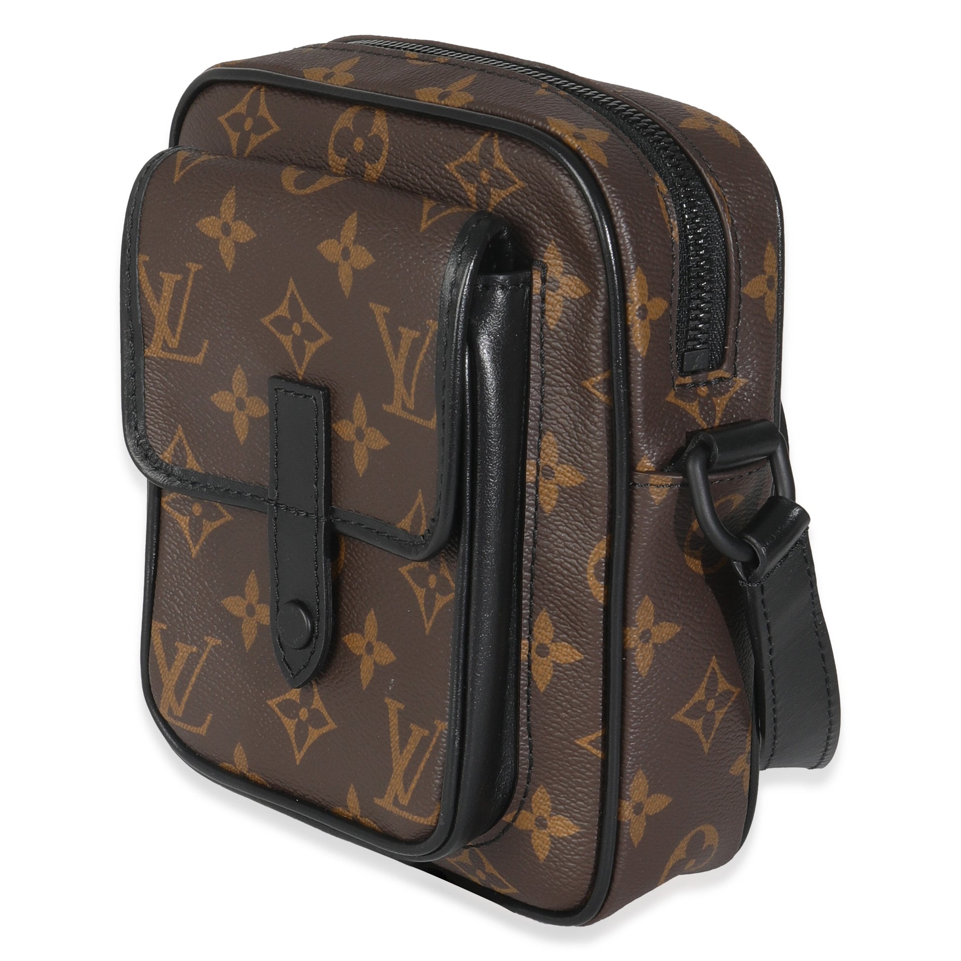Louis Vuitton Macassar Christopher Wearable Monogram Wallet Case