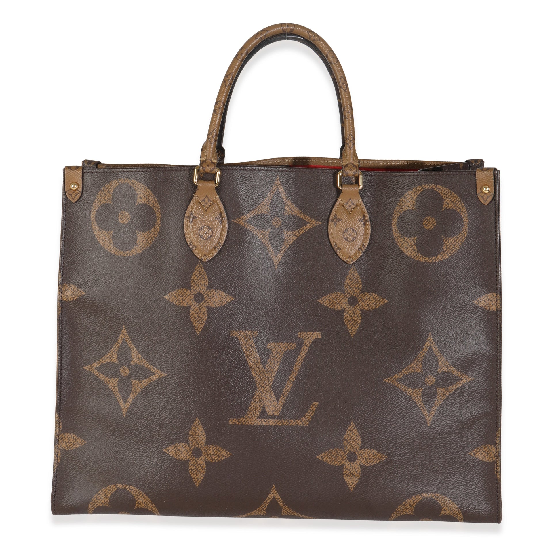 Louis Vuitton Reverse Onthego GM Monogram Canvas Handbag 3