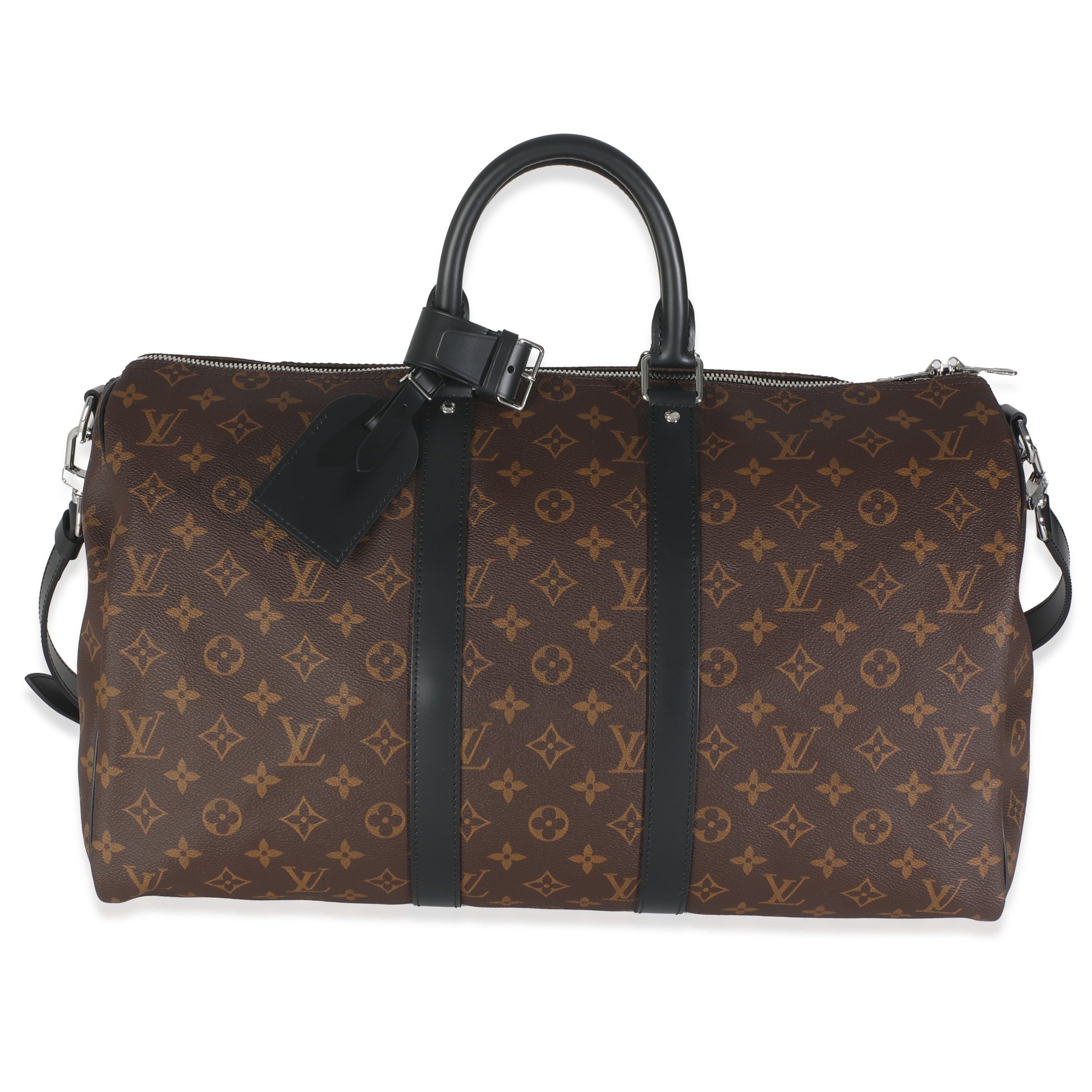 Louis Vuitton Maccassar Keepall Bandouliere 45 Monogram Canvas Handbag