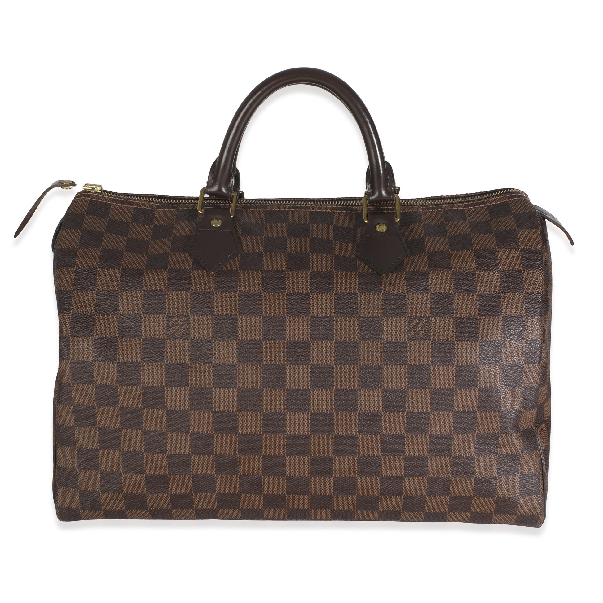 Louis Vuitton Damier Ebene Speedy 35 Canvas Handbag Speedy 35