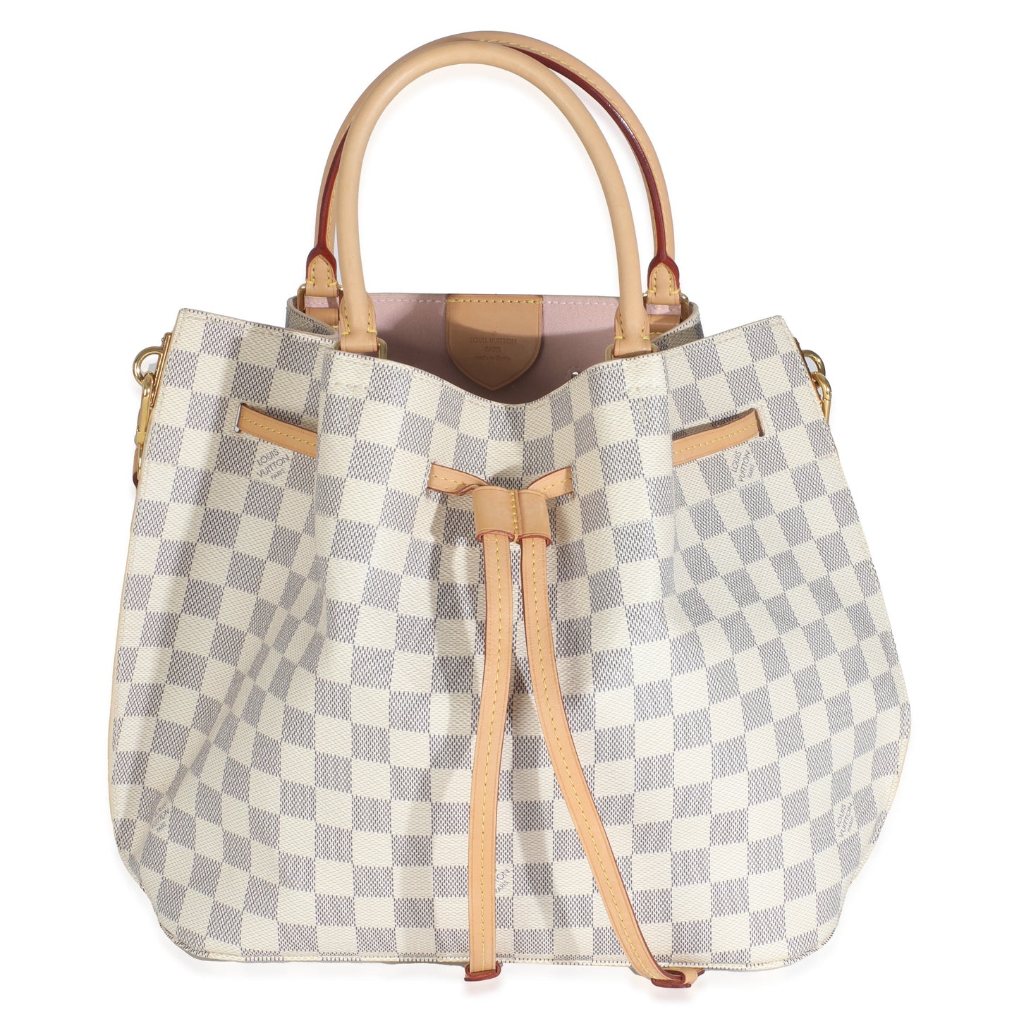 Louis Vuitton Damier Azur Girolata Canvas Handbag