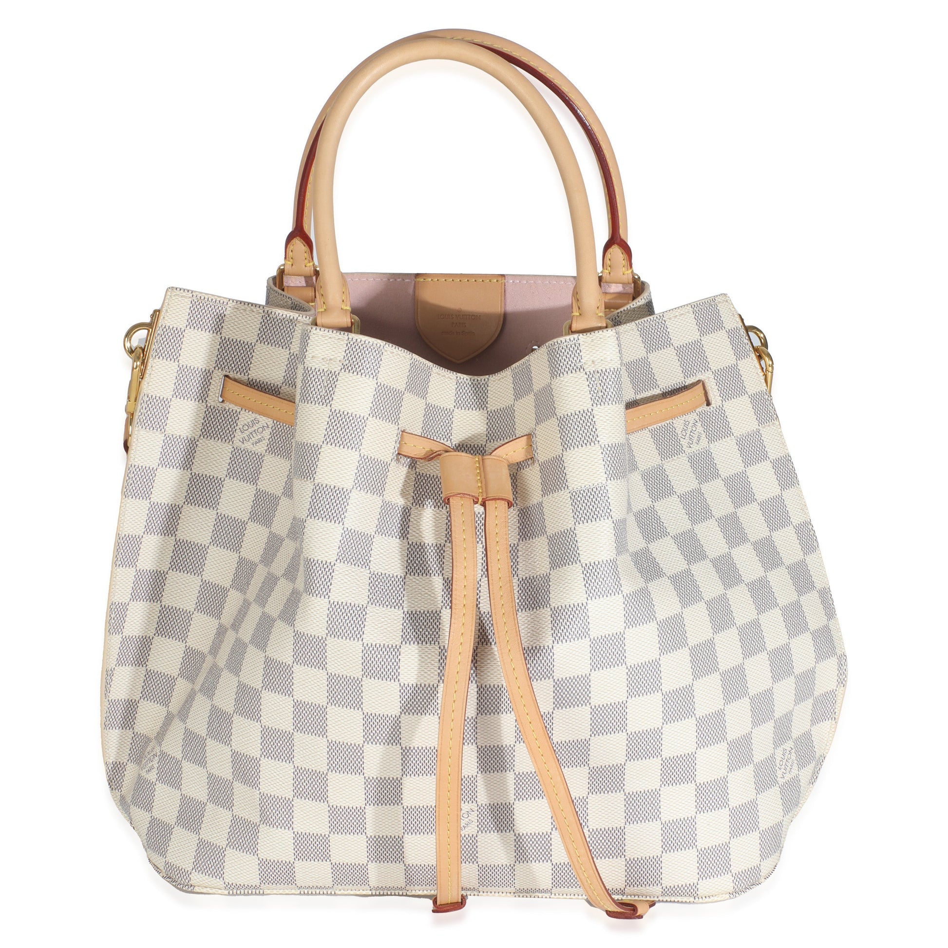 Louis Vuitton Damier Azur Girolata Canvas Handbag