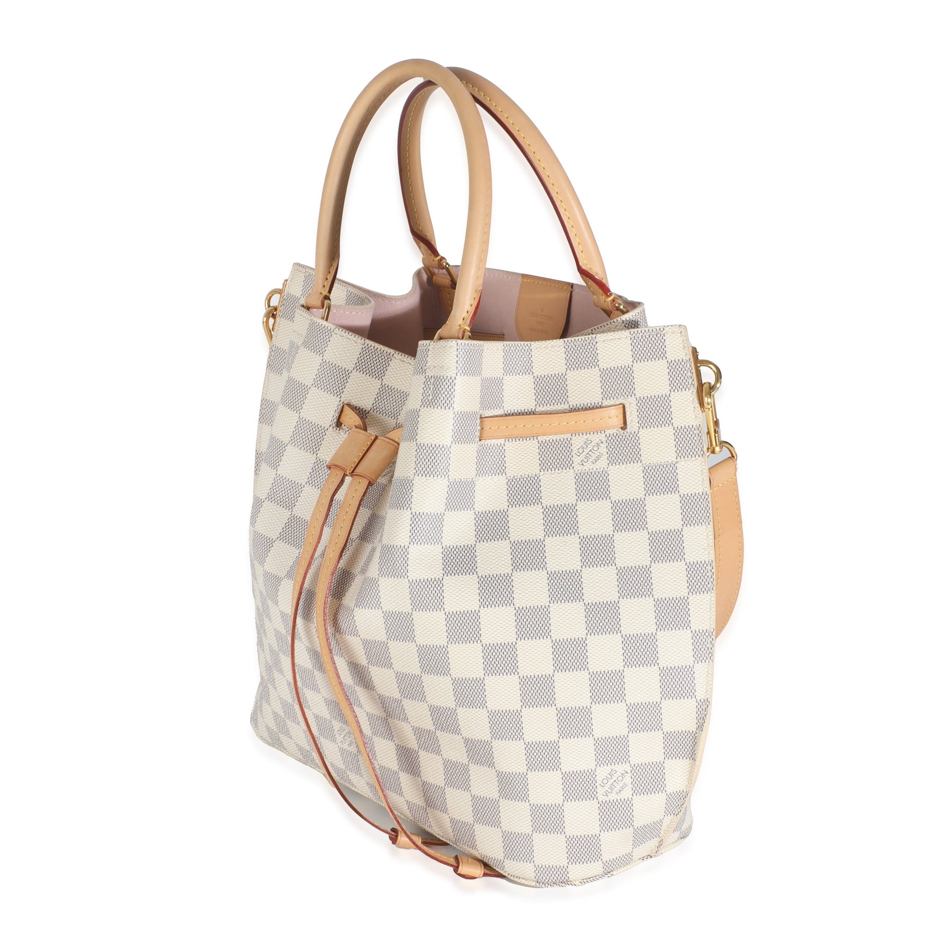 Louis Vuitton Damier Azur Girolata Canvas Handbag