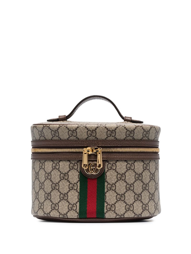 Gucci - Ophidia GG Supreme vanity case - women - Canvas - One Size - Brown