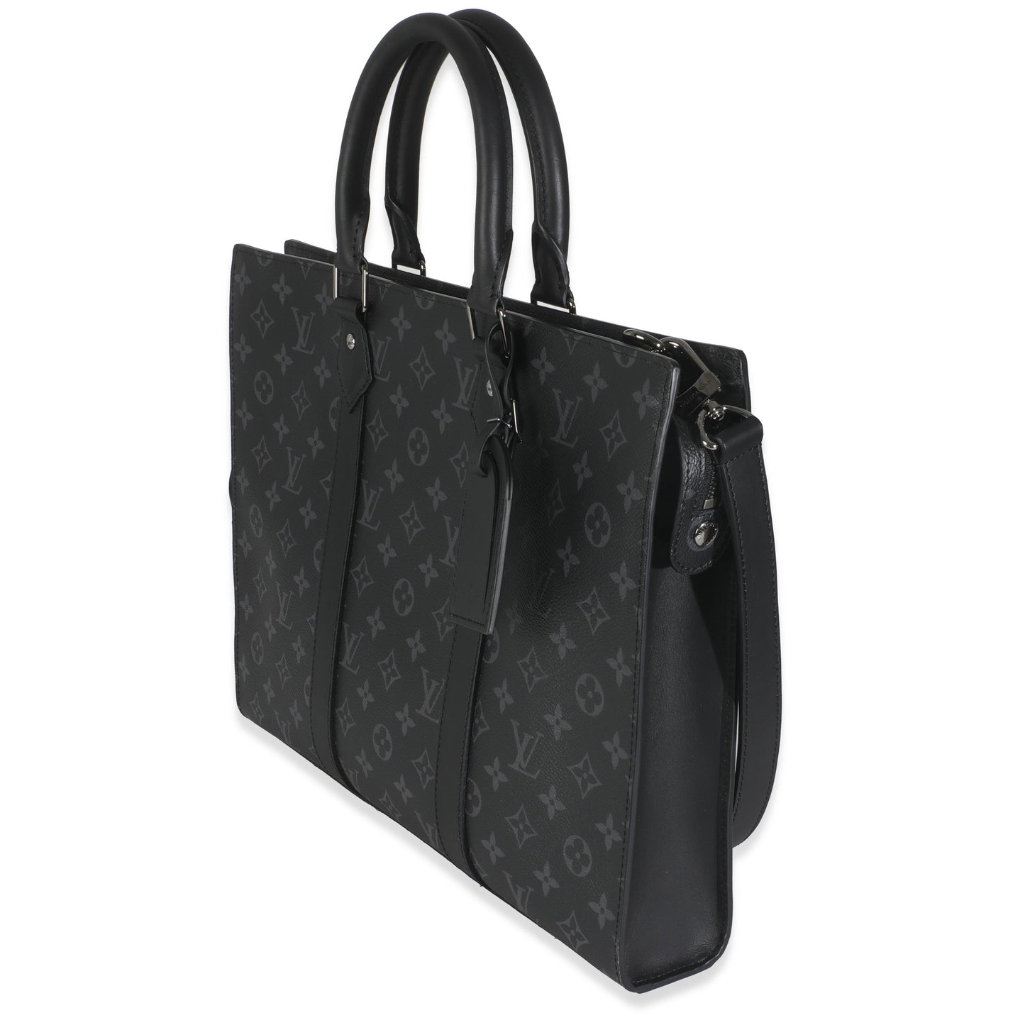 Louis Vuitton Eclipse Sac Plat Horizontal Zippe Monogram Canvas Handbag