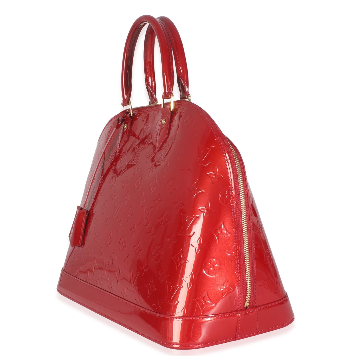Louis Vuitton Pomme DAmour Vernis Alma GM Monogram Handbag