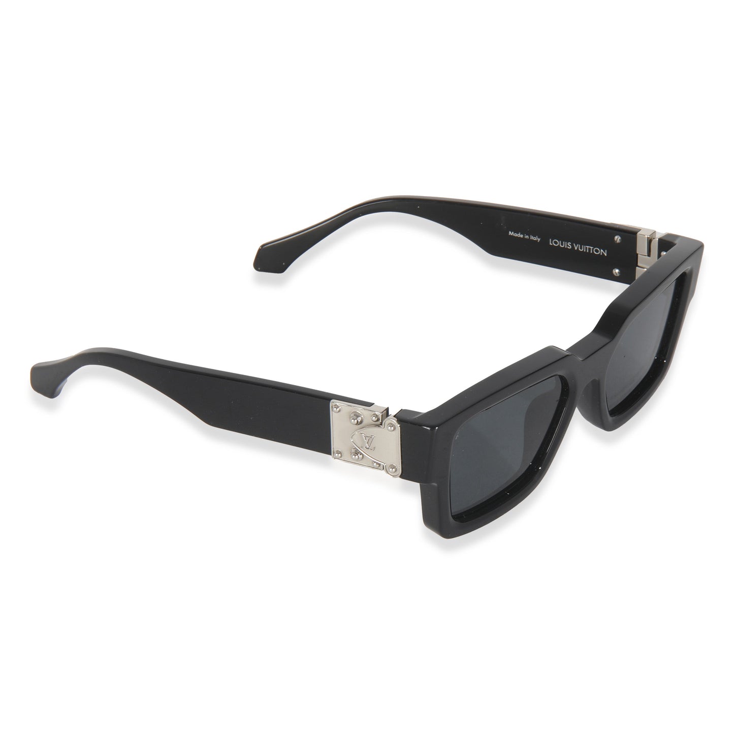 Louis Vuitton AcetateMatch Square Lens Sunglasses Black