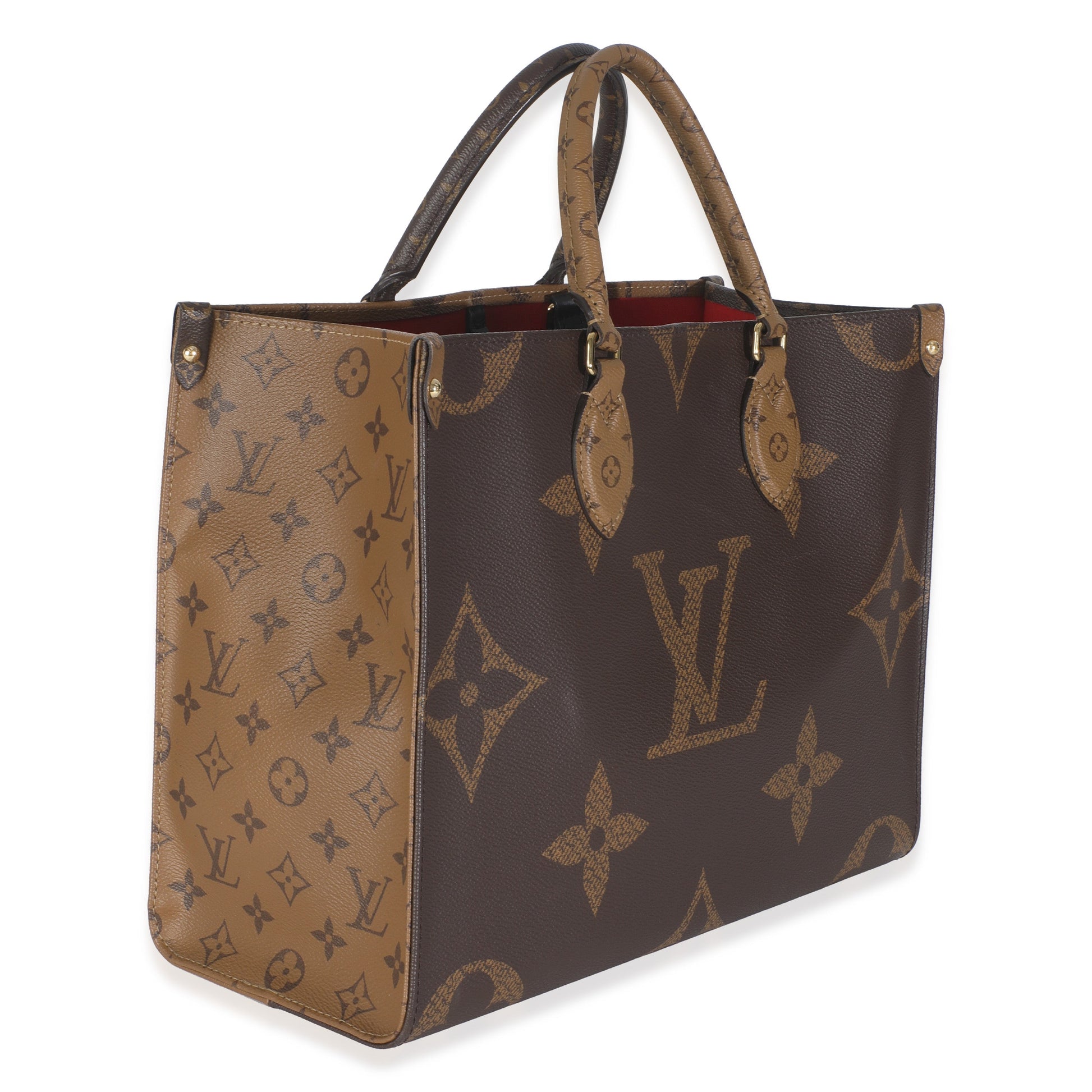Louis Vuitton Reverse Onthego MM Monogram Canvas Handbag