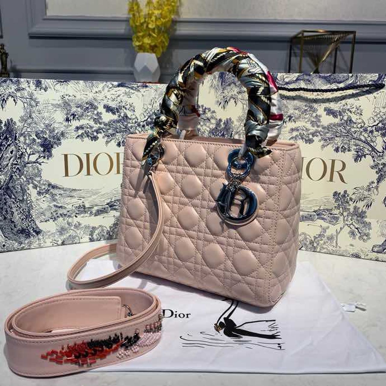 MeTop Qualityum Lady SiTop Qualityer Pink Handbag 95In24Cm Cd