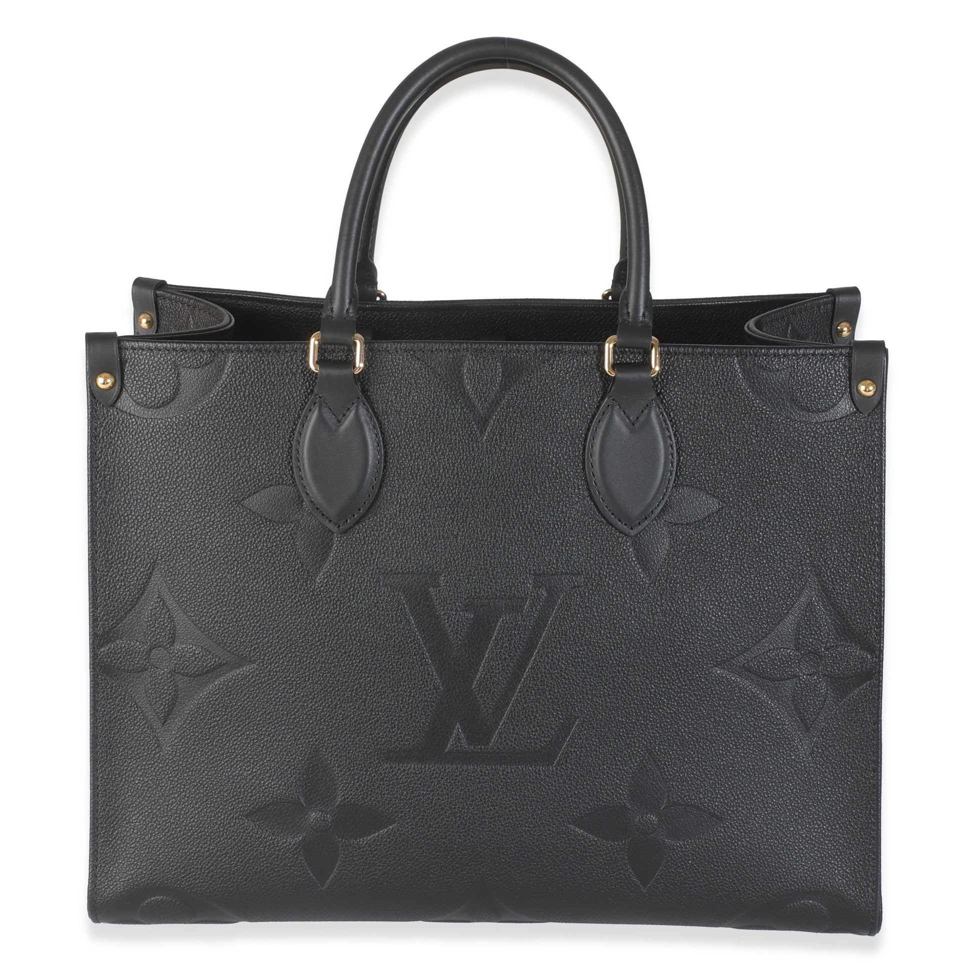 Louis Vuitton Empreinte Onthego MM Monogram Black Handbag